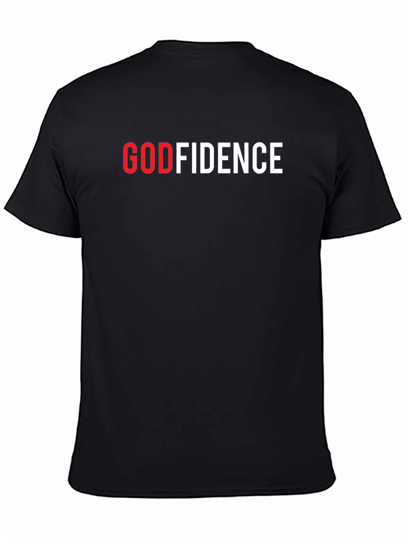 GODFIDENCE Black T-Shirt