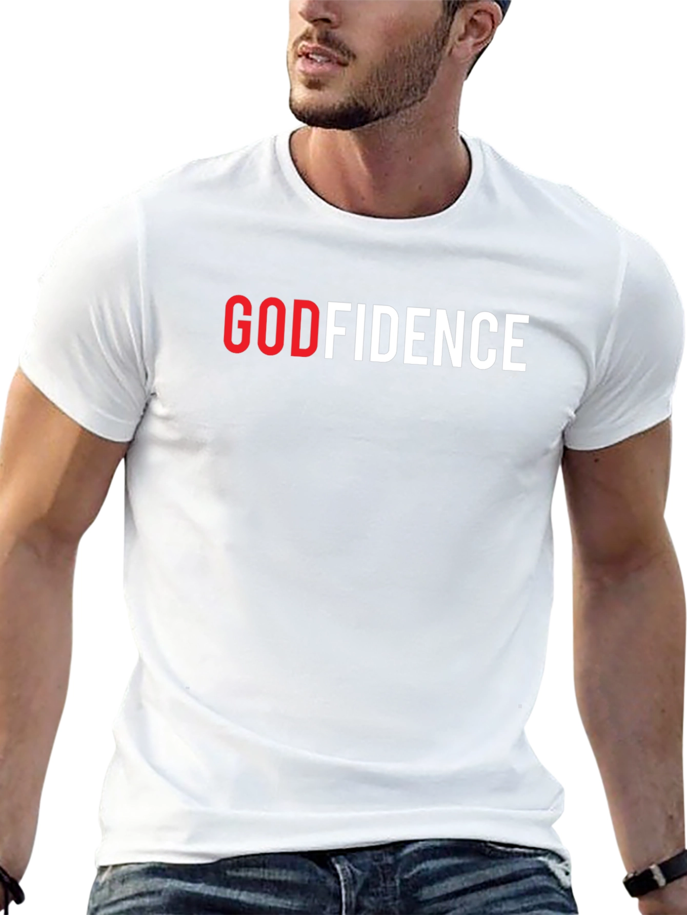 GODFIDENCE Black T-Shirt