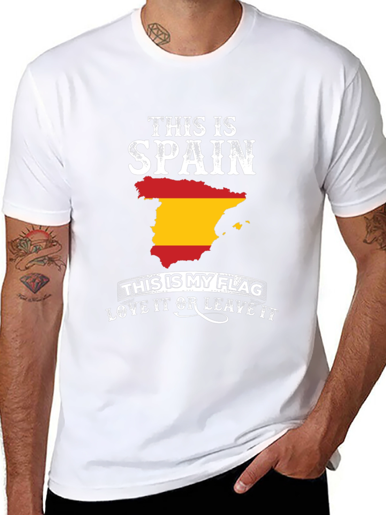 This is Spain Flag Graphic T-Shirt