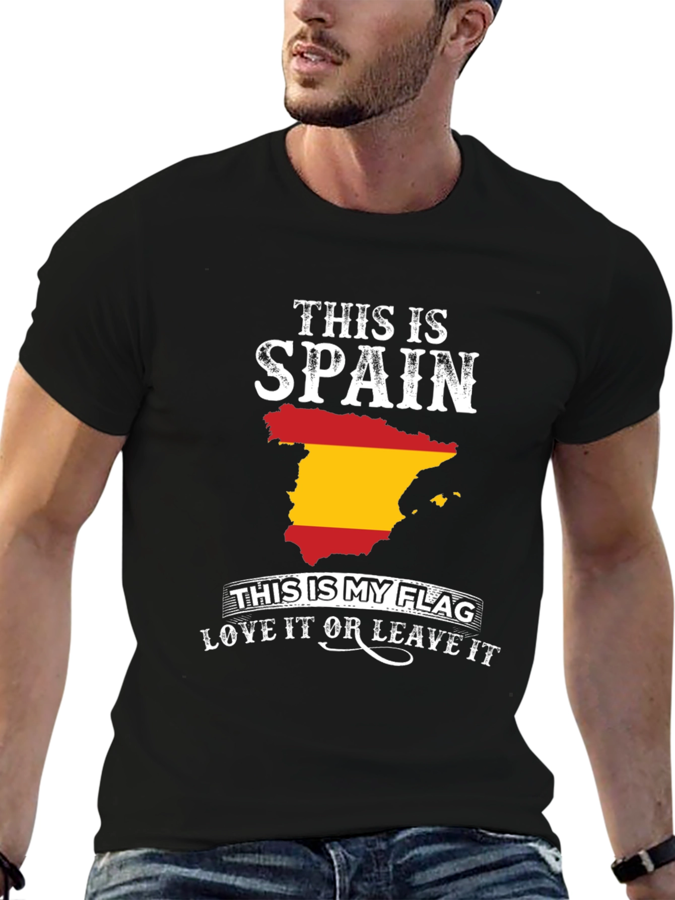 This is Spain Flag Graphic T-Shirt