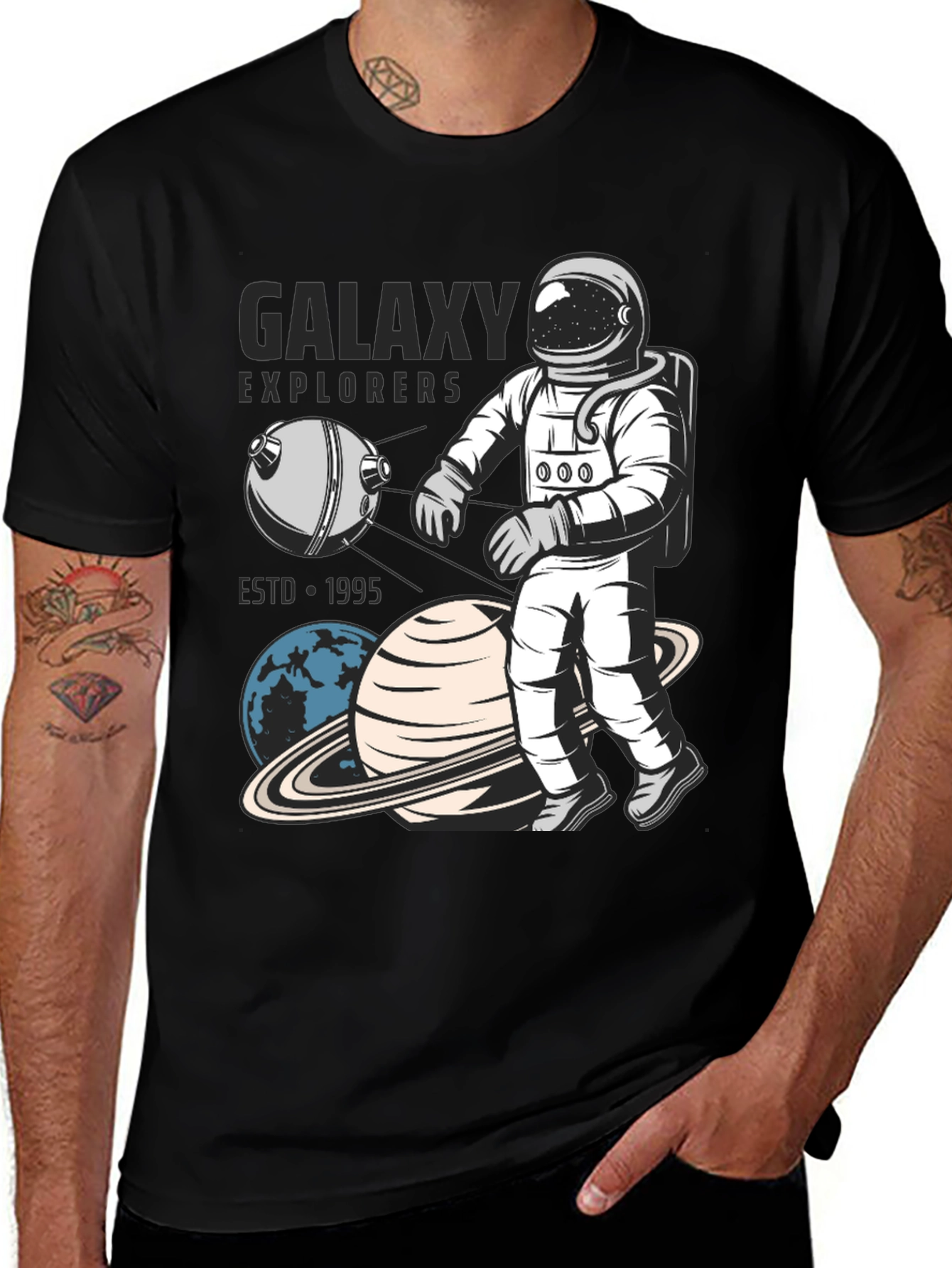 Galaxy Explorers T-Shirt - Astronaut Design