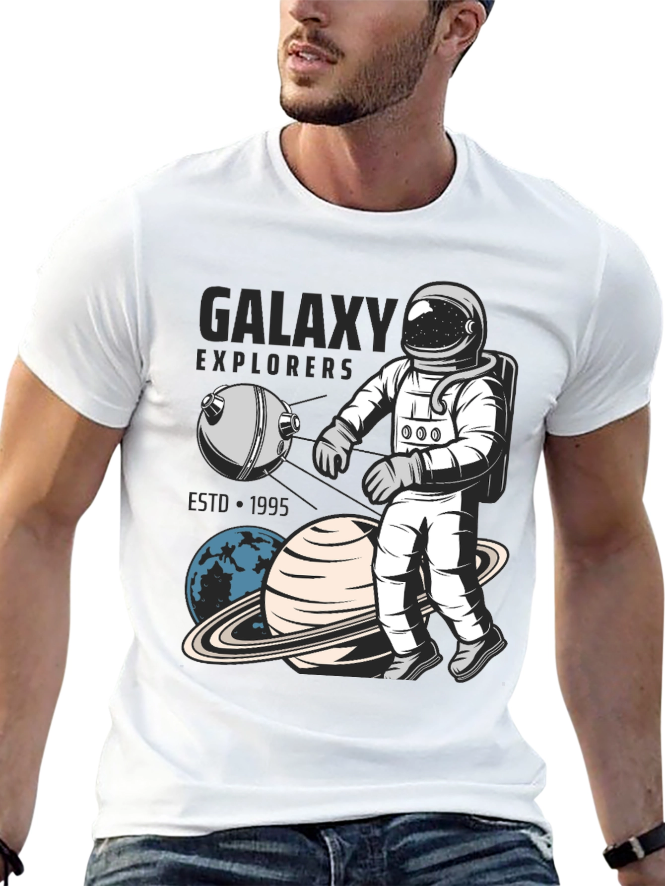 Galaxy Explorers T-Shirt - Astronaut Design