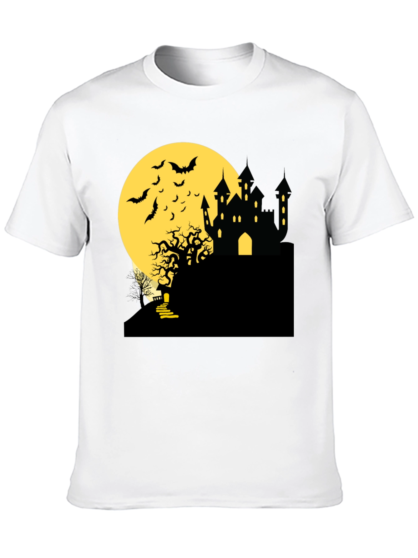 Halloween Castle Moon T-Shirt