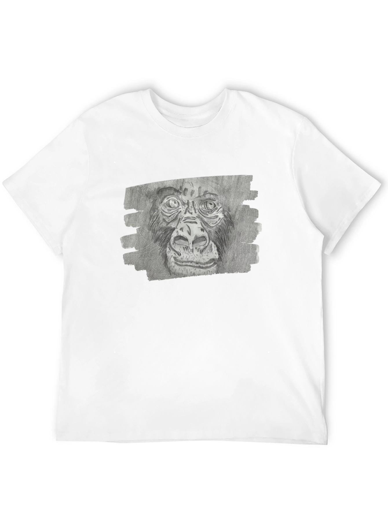 Gorilla Sketch Tee - Artistic Graphic Print T-Shirt