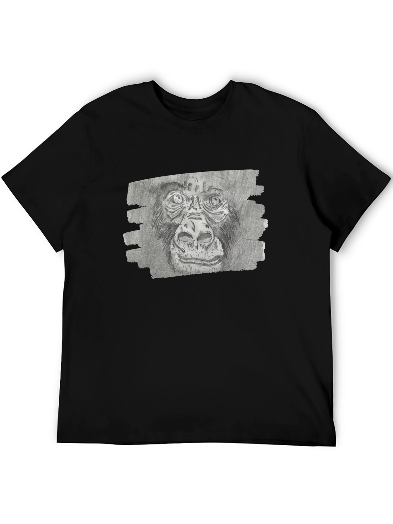 Gorilla Sketch Tee - Artistic Graphic Print T-Shirt