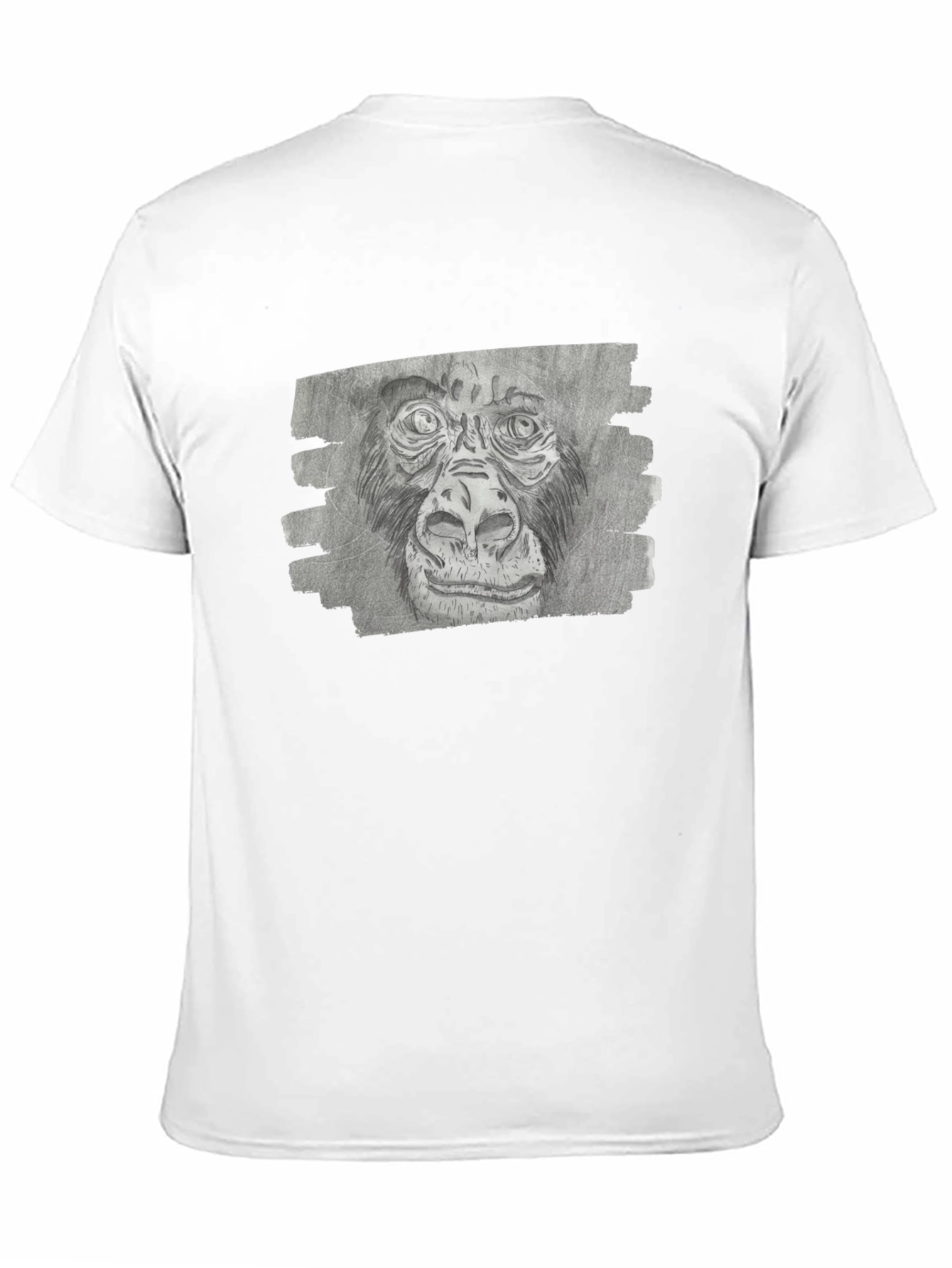 Gorilla Sketch Tee - Artistic Graphic Print T-Shirt