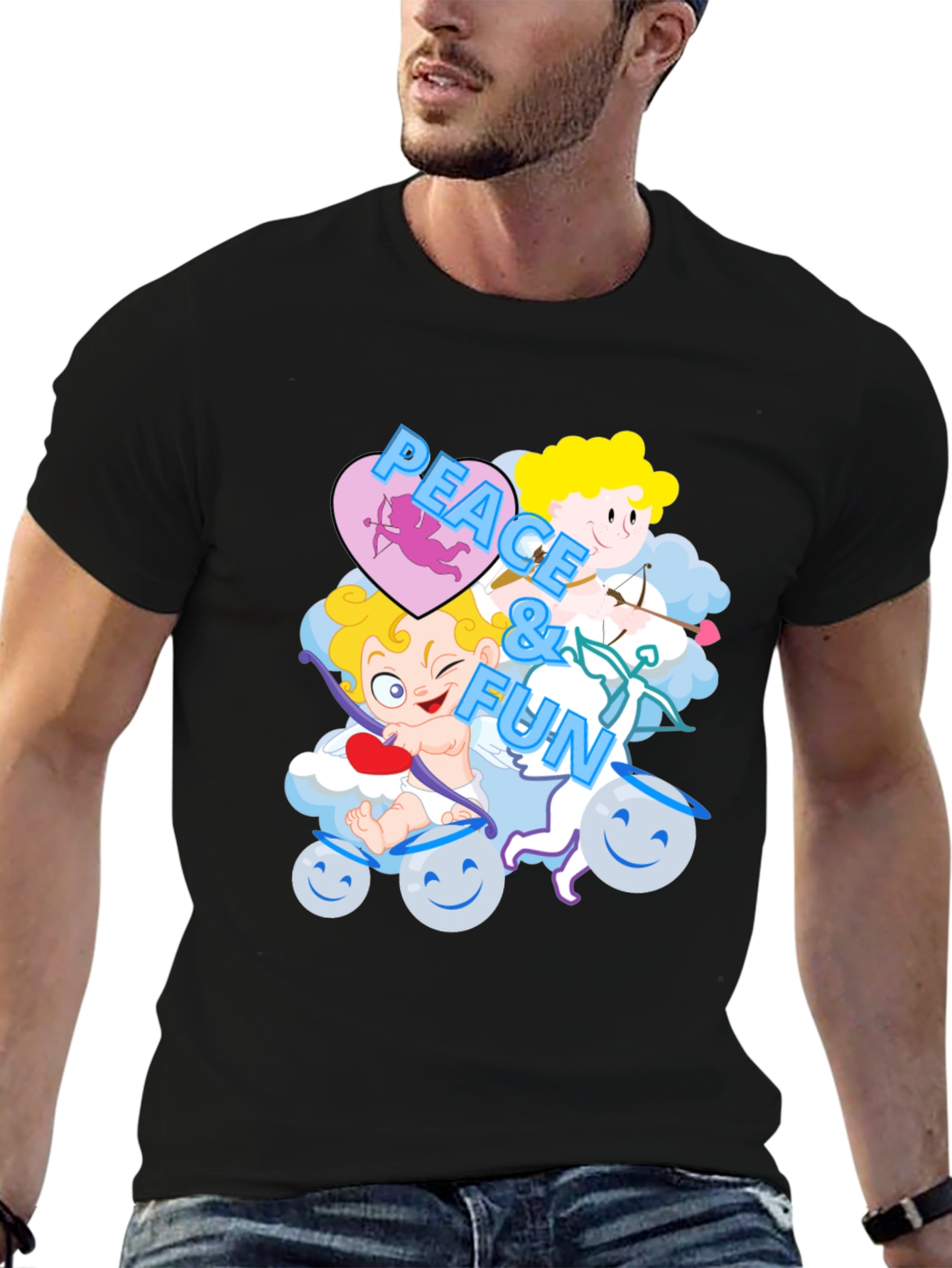 Peace & Fun Cupid T-Shirt