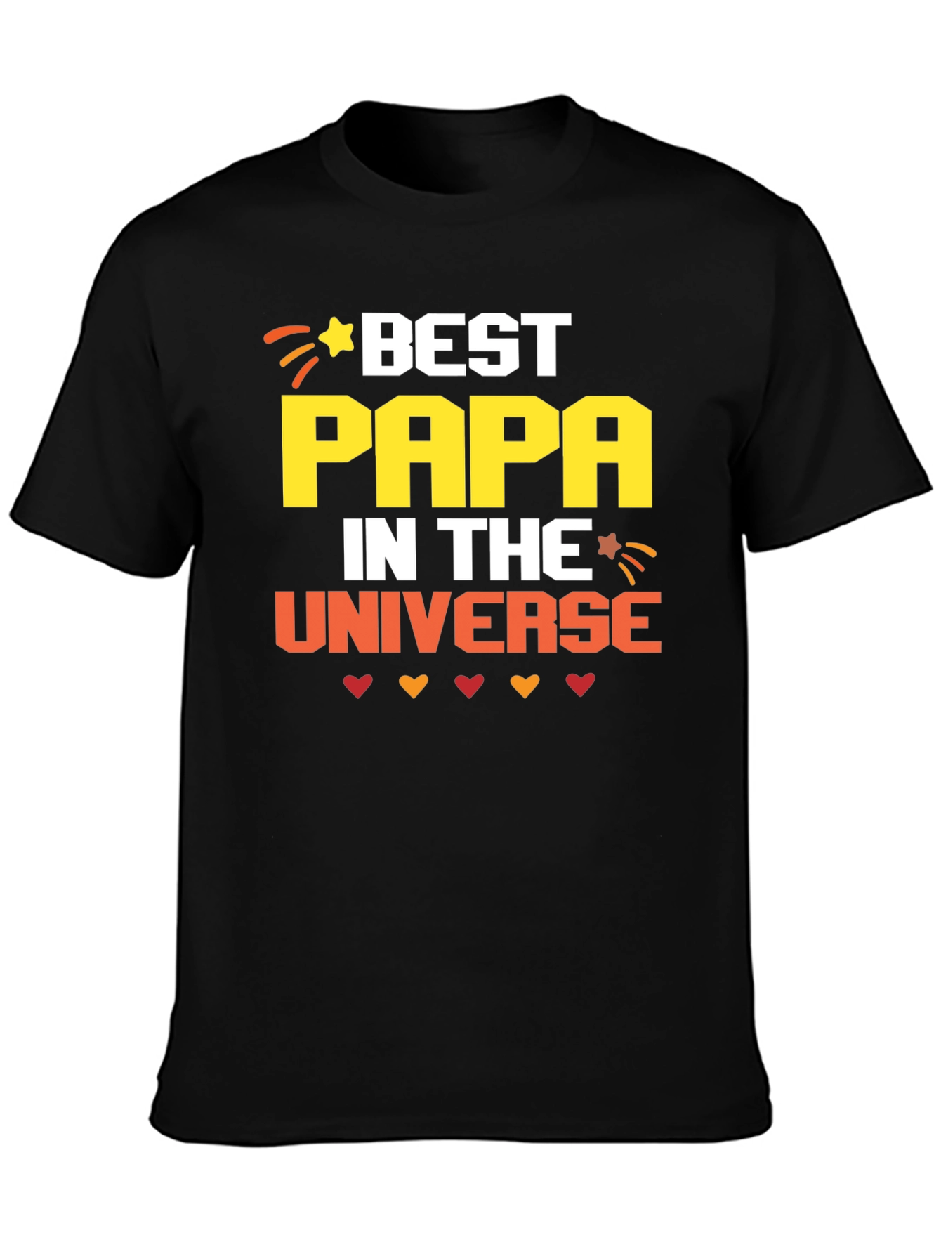 Best Papa in the Universe Graphic T-Shirt