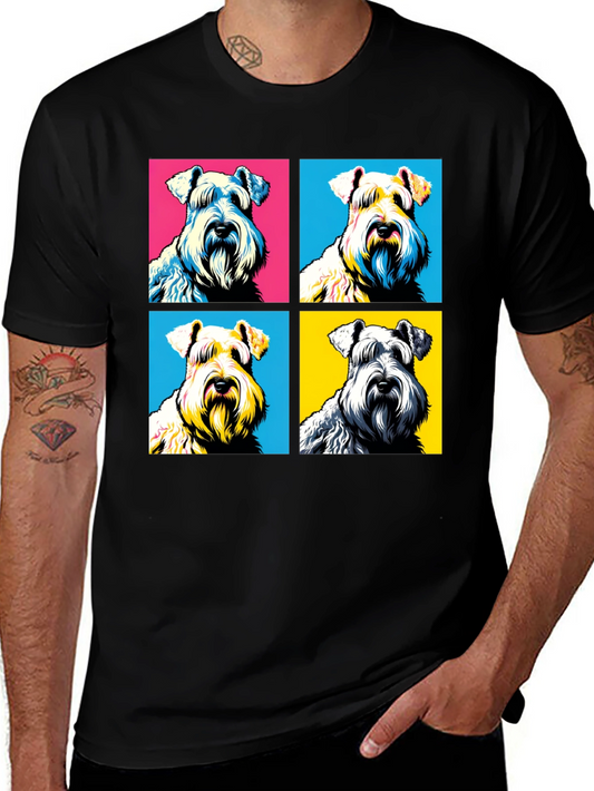 Schnauzer Pop Art T-Shirt - Unique Dog Lover Tee