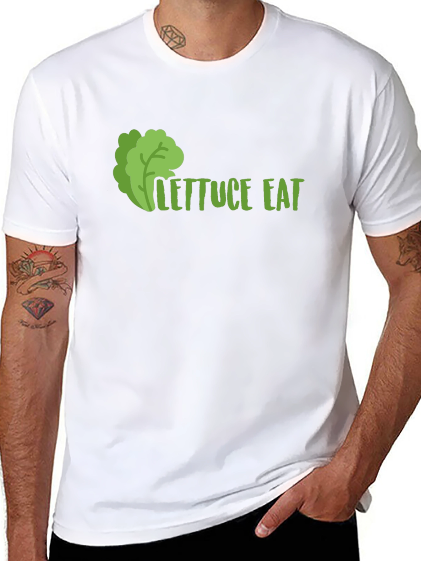 Lettuce Eat T-Shirt - Funny Vegan Tee