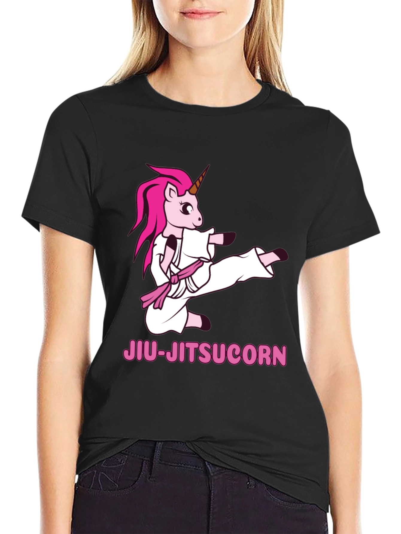Jiu-Jitsucorn Black T-Shirt