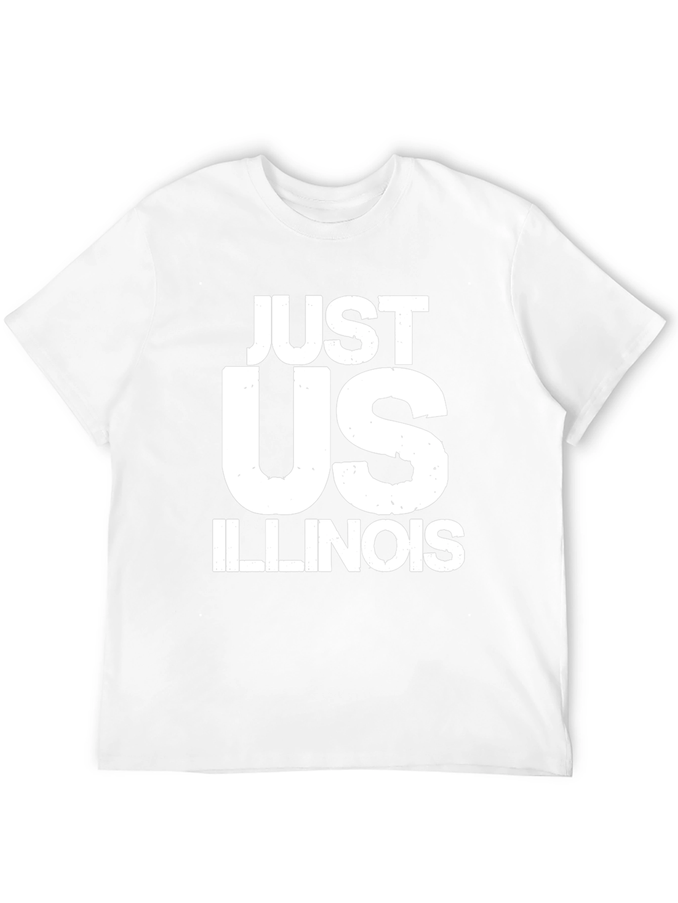 Just Us Illinois Graphic T-Shirt - Black
