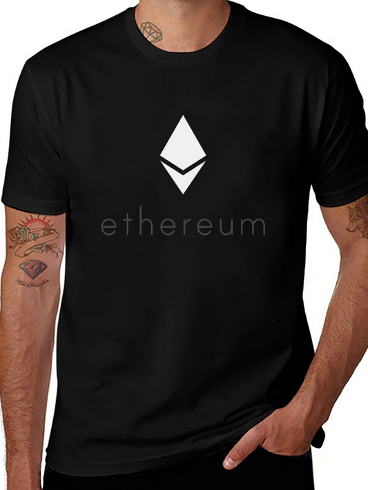Ethereum Logo Graphic Tee - Crypto T-Shirt