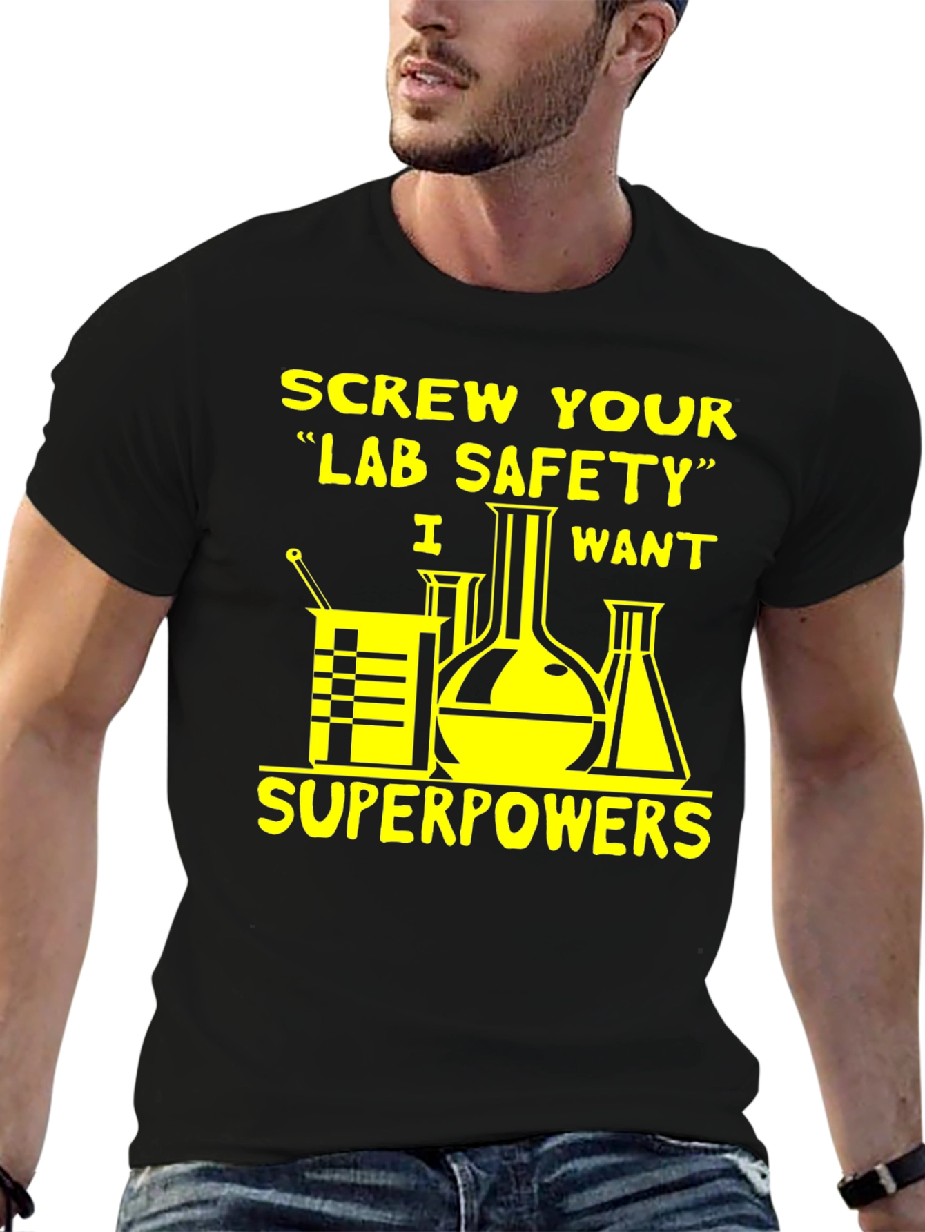 Lab Safety Superpowers Graphic T-Shirt