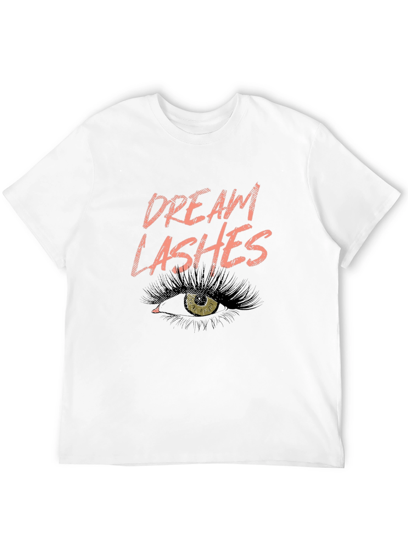 Dream Lashes Graphic Tee - Unisex Black Cotton T-Shirt