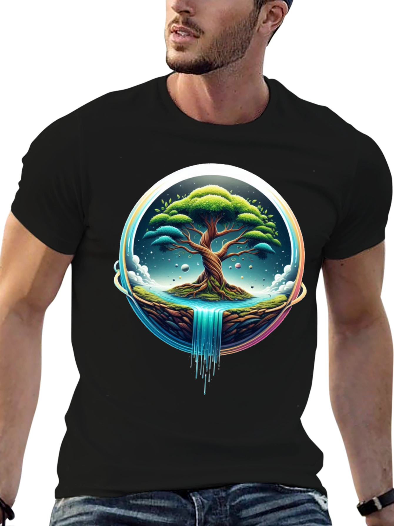 Natures Embrace: Tree Graphic T-Shirt
