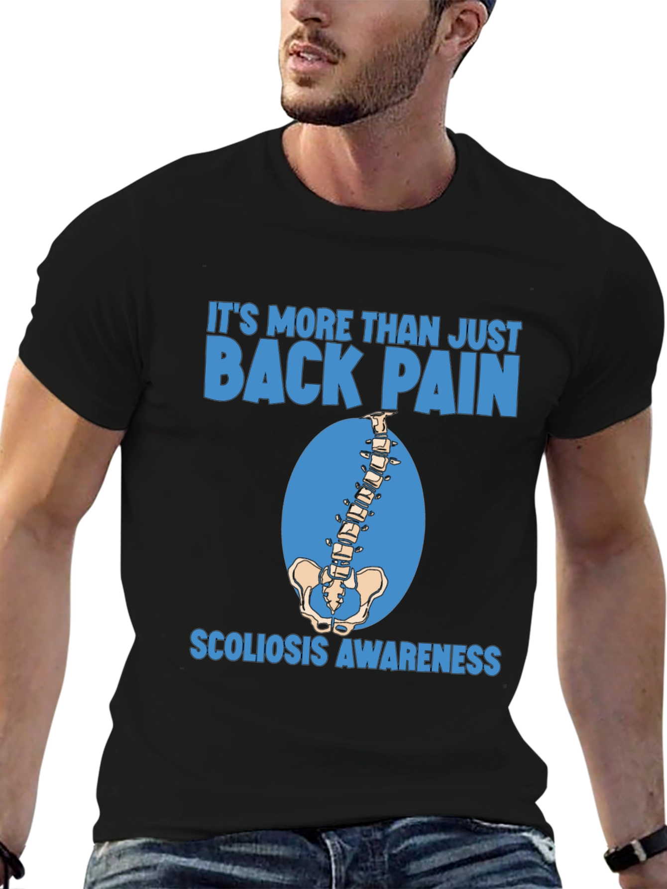 Scoliosis Awareness T-Shirt - More Than Back Pain