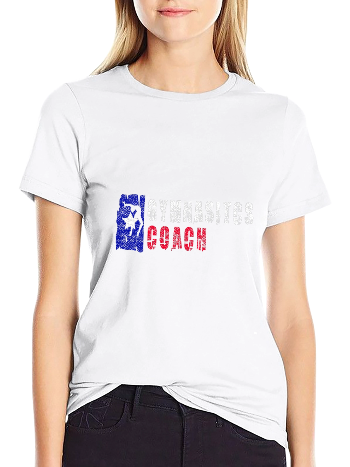 Gymnastics Coach Texas Flag T-Shirt
