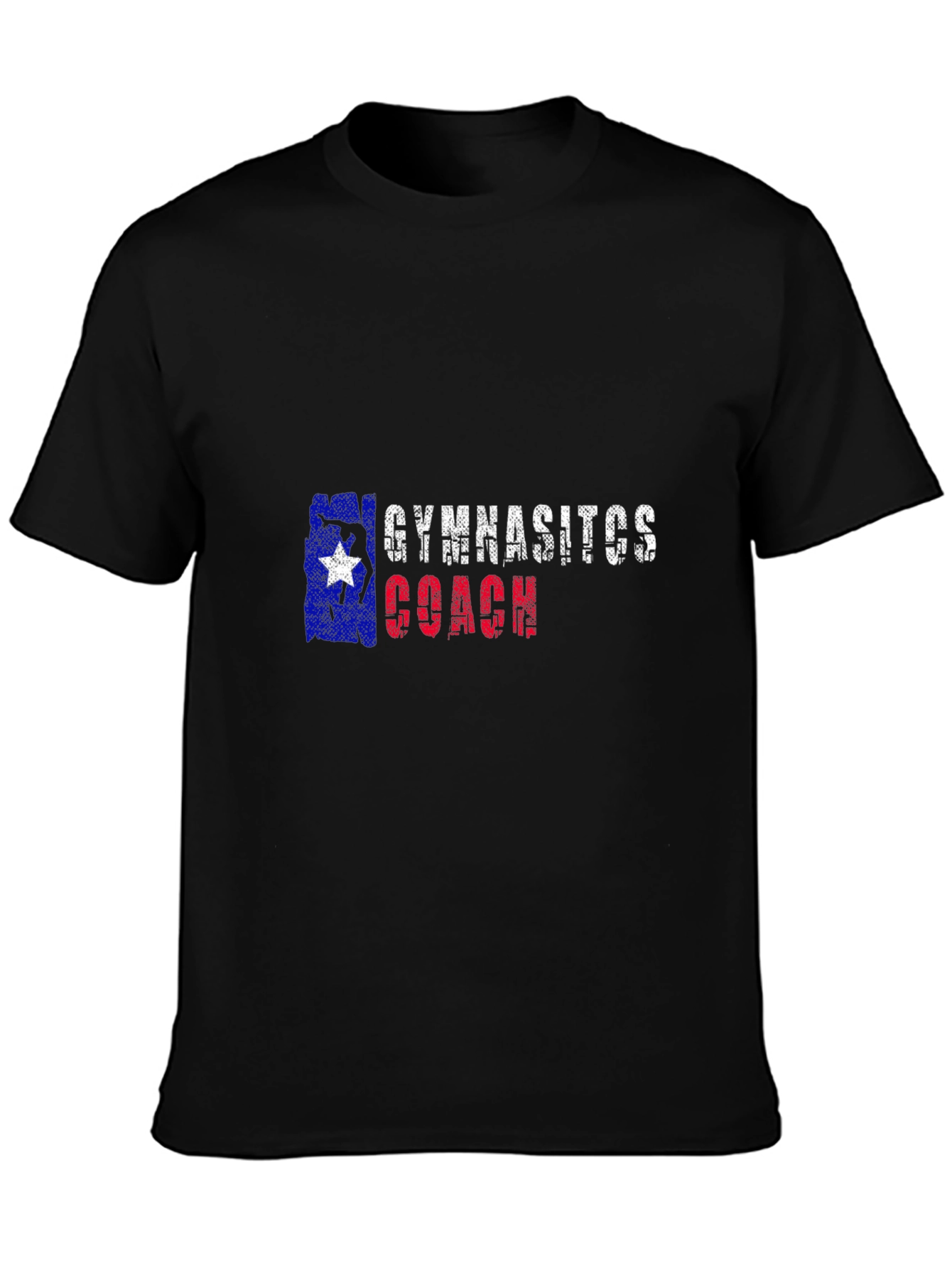 Gymnastics Coach Texas Flag T-Shirt