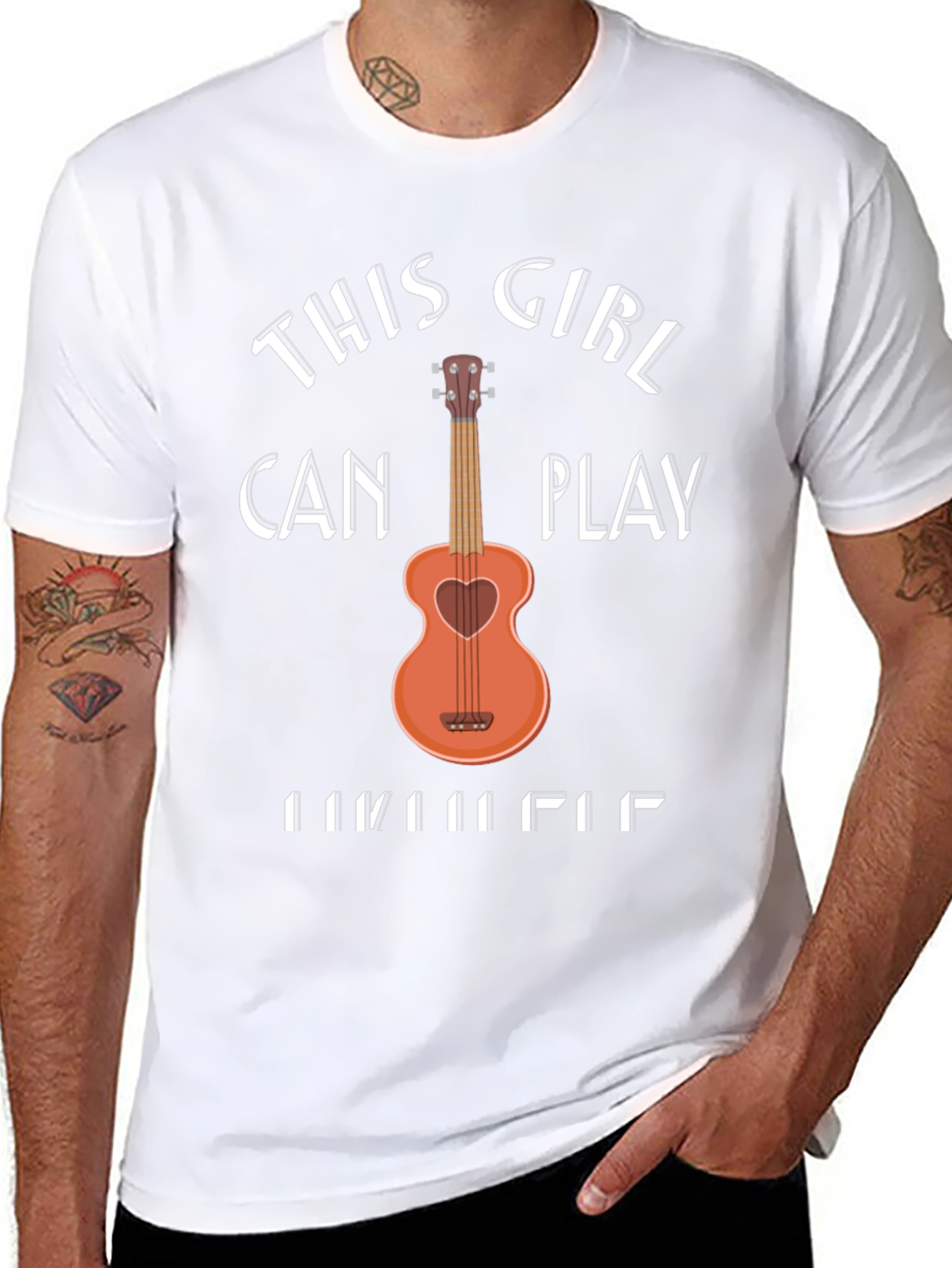 This Girl Can Play Ukulele T-Shirt