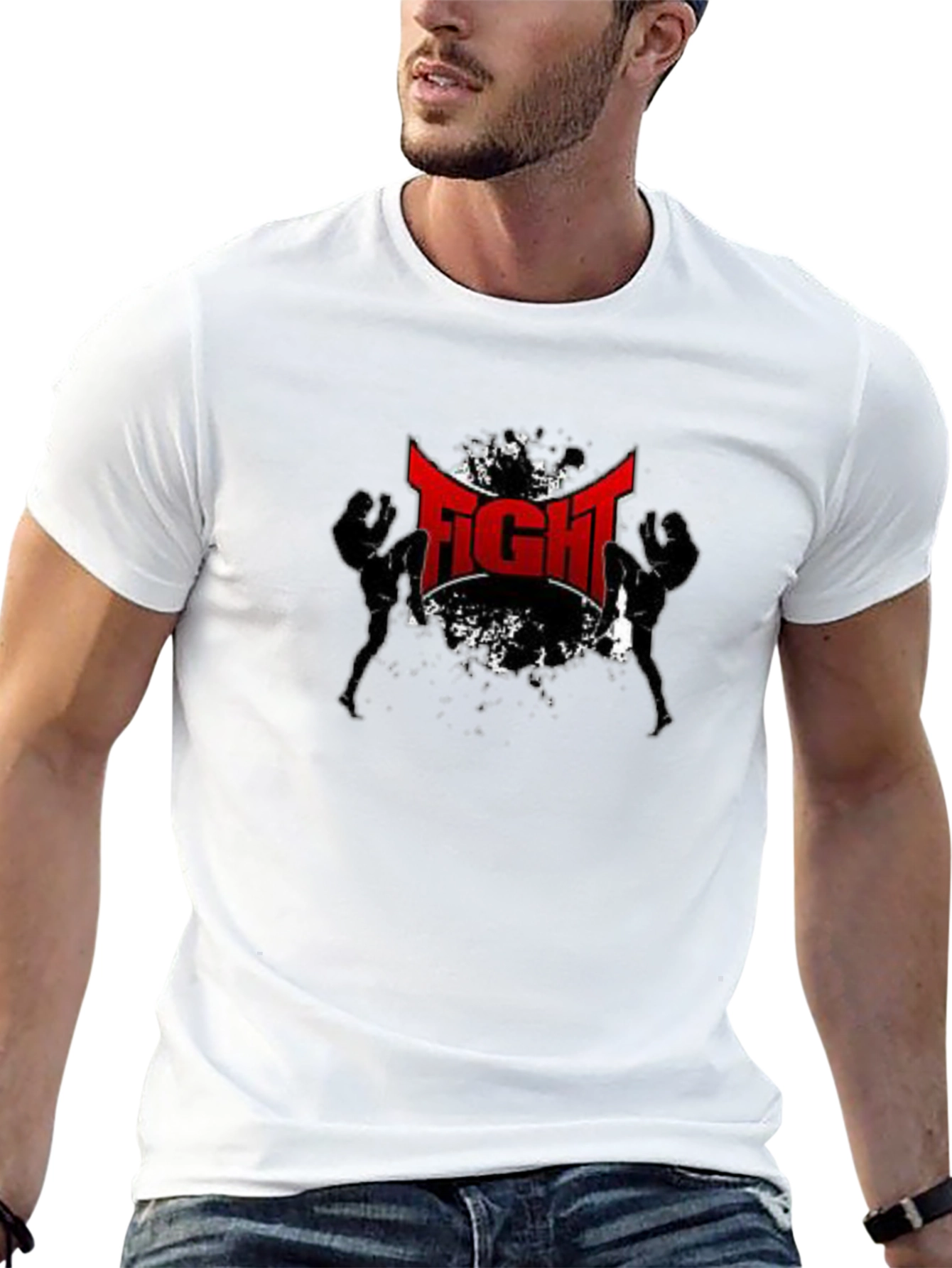 Fight Club MMA Black T-Shirt - Graphic Design