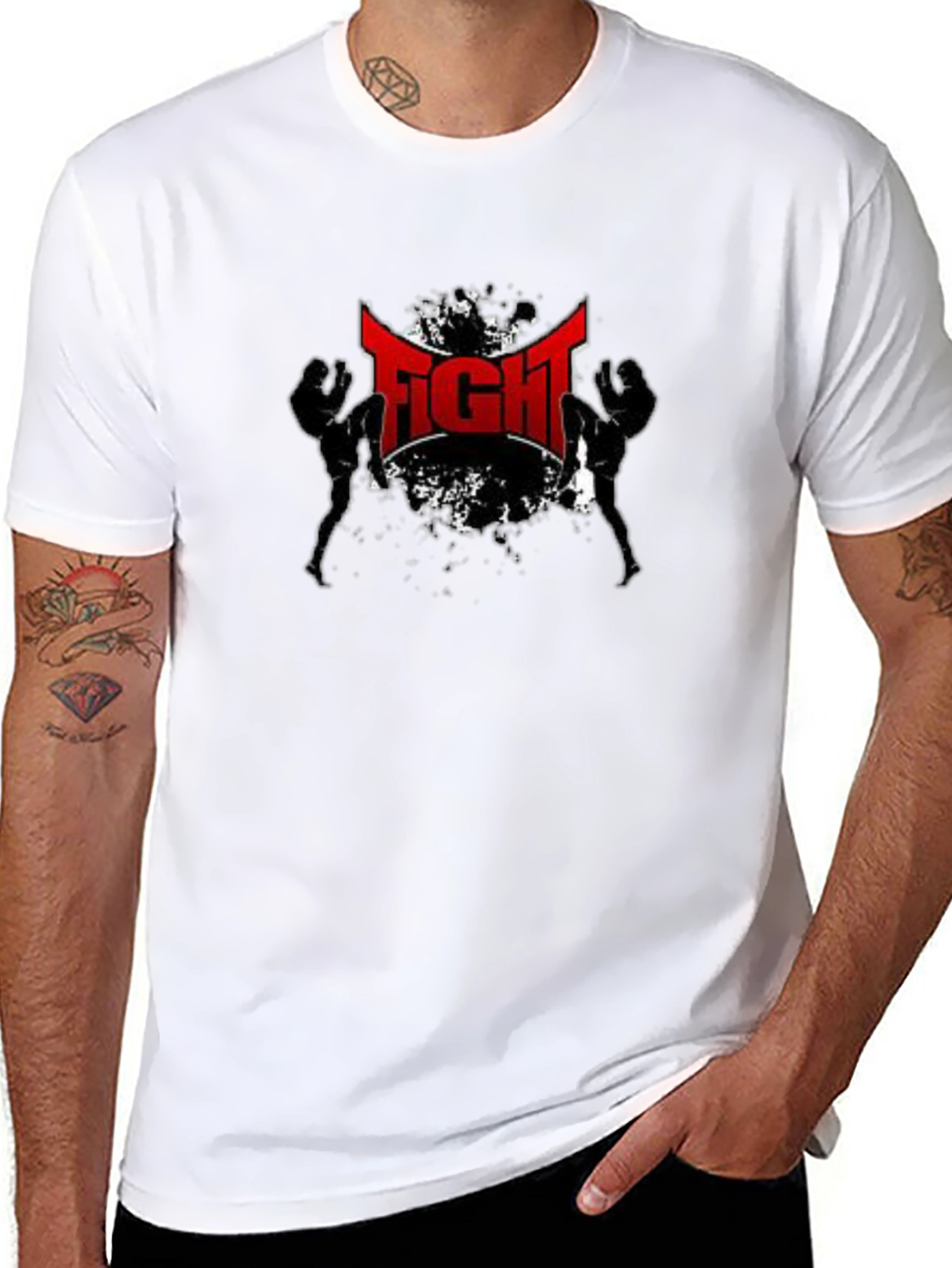 Fight Club MMA Black T-Shirt - Graphic Design