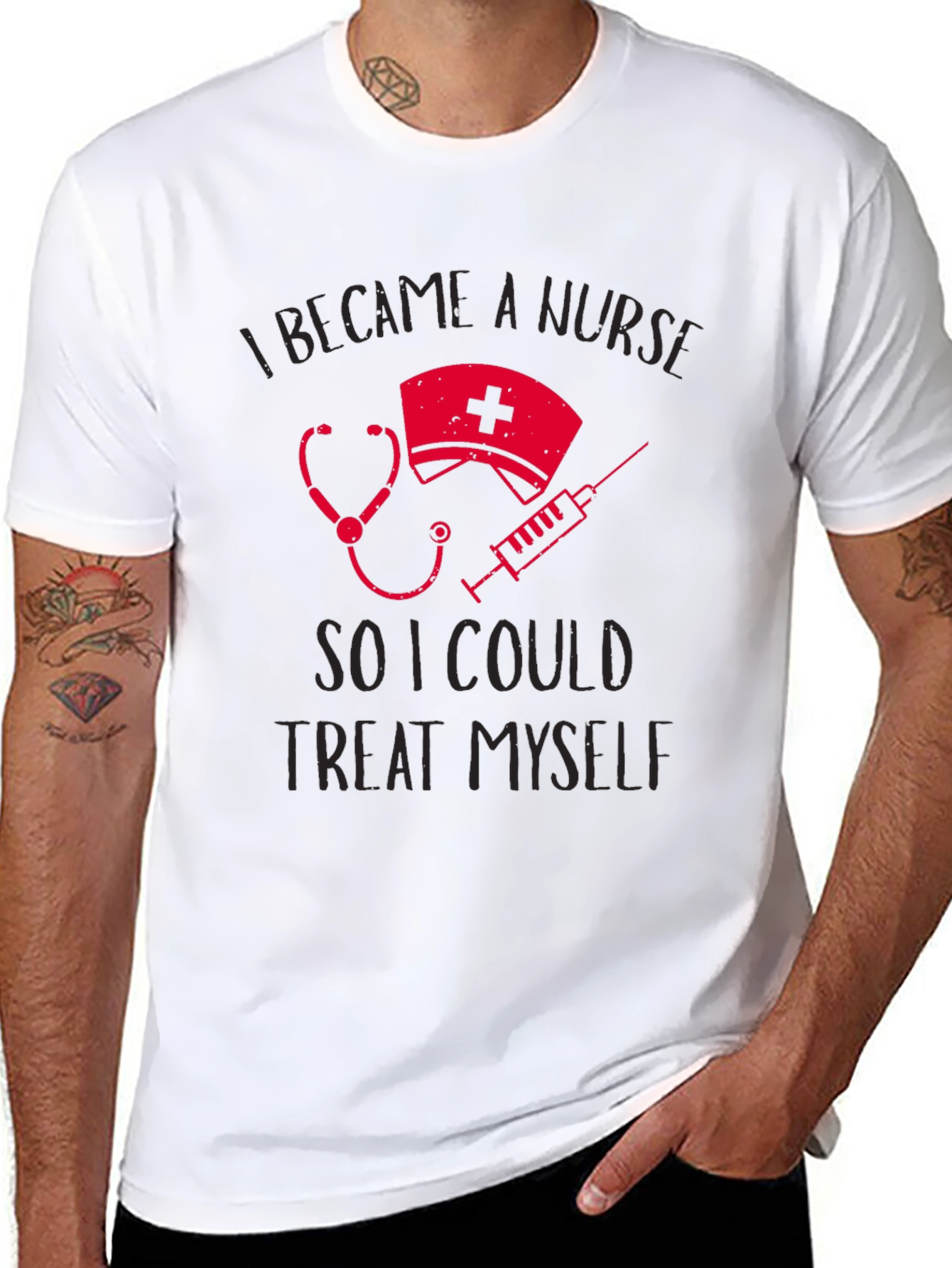 Nurse Treat Myself T-Shirt Funny Nursing Tee