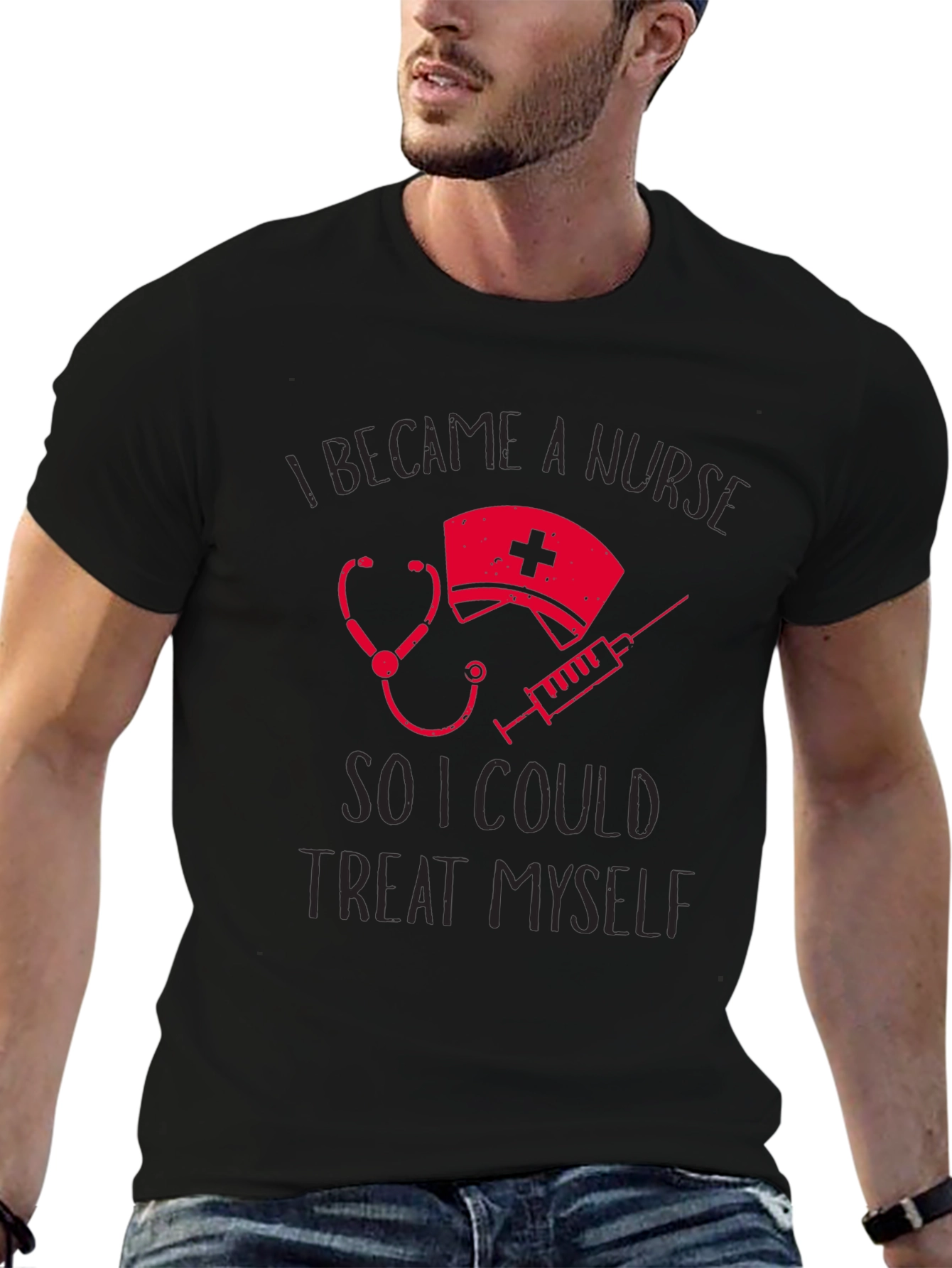 Nurse Treat Myself T-Shirt Funny Nursing Tee