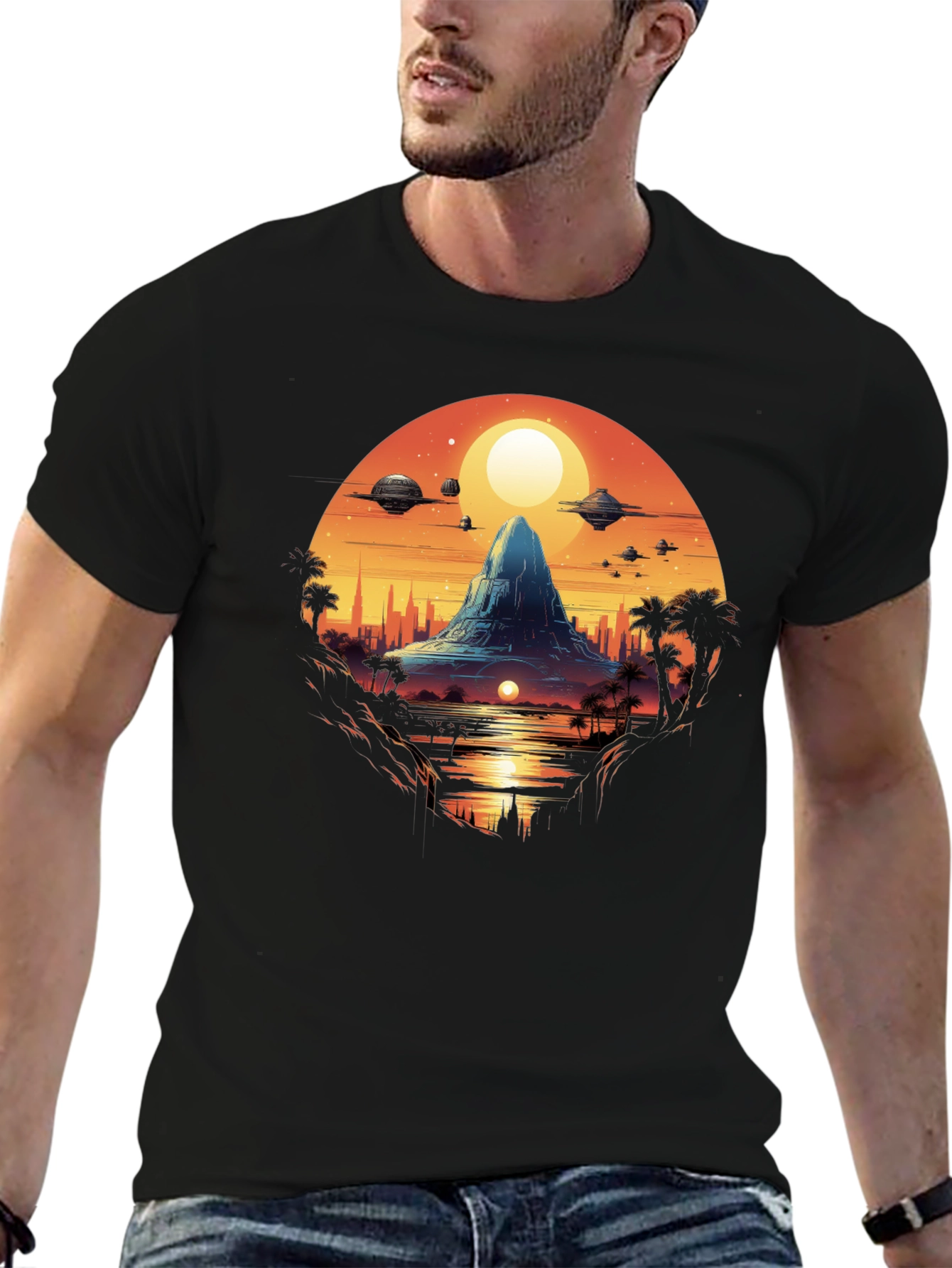 Retro Sci-Fi Graphic Tee