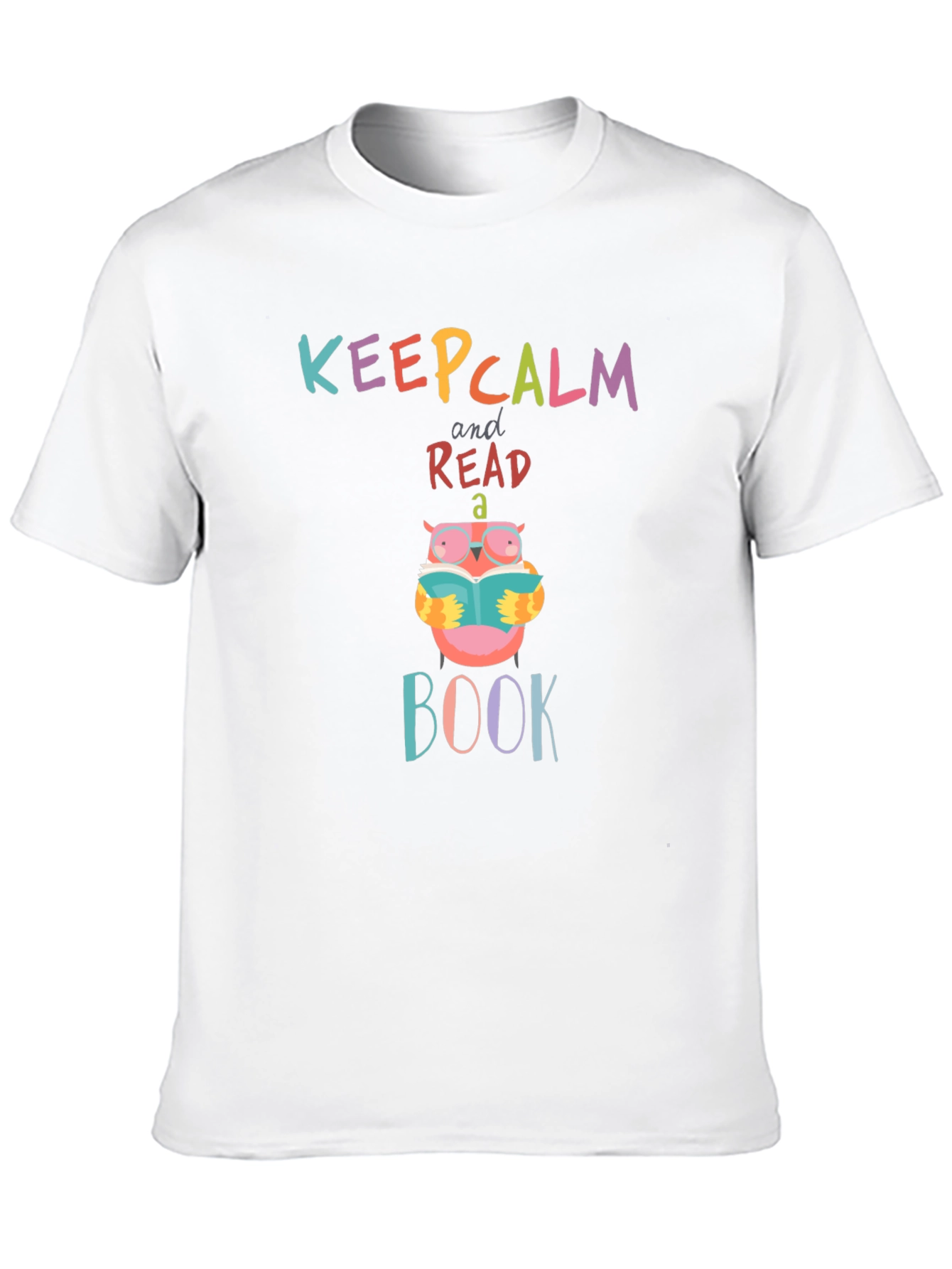 Keep Calm & Read a Book Owl T-Shirt