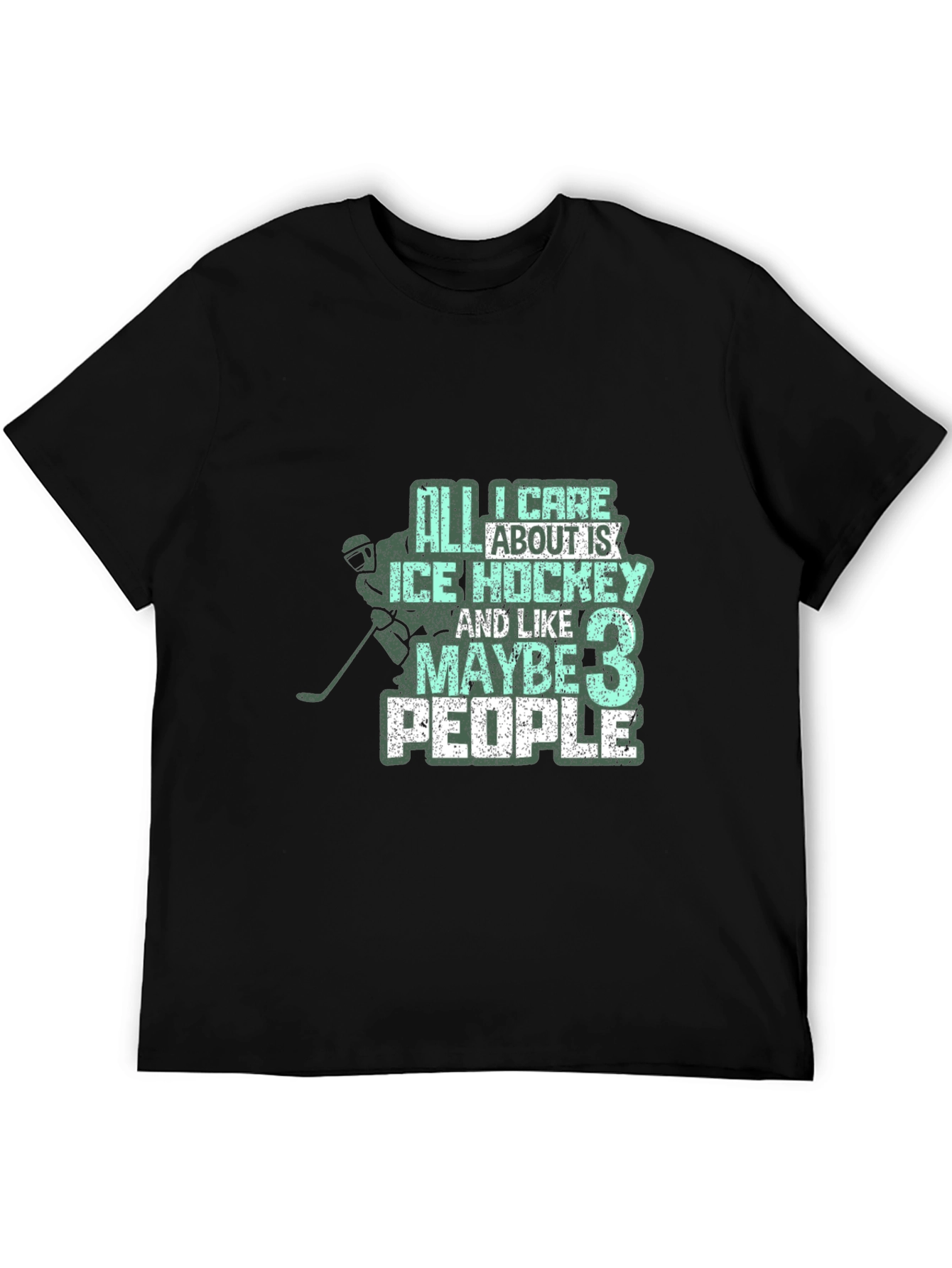 Ice Hockey Fan Graphic T-Shirt