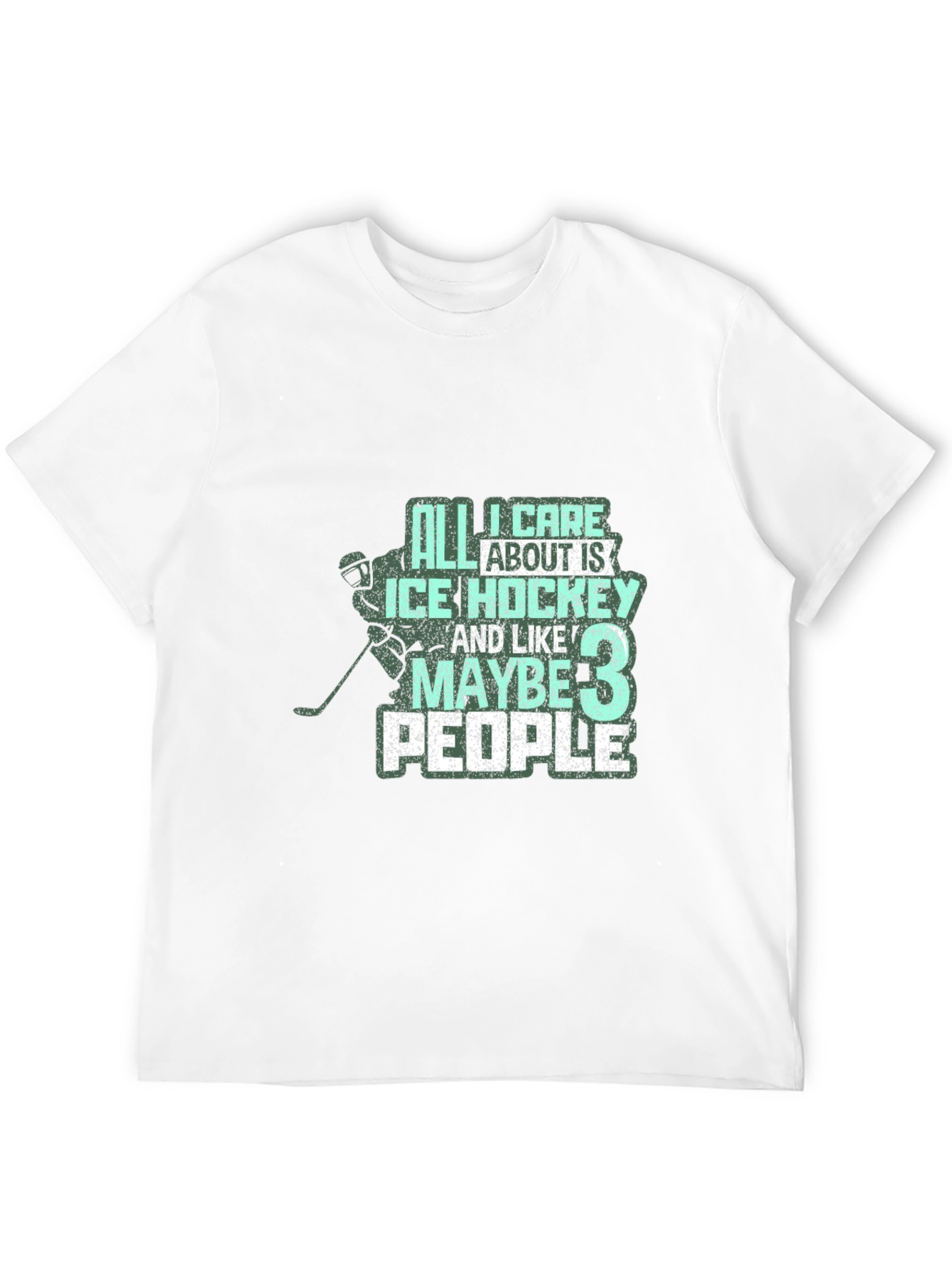 Ice Hockey Fan Graphic T-Shirt