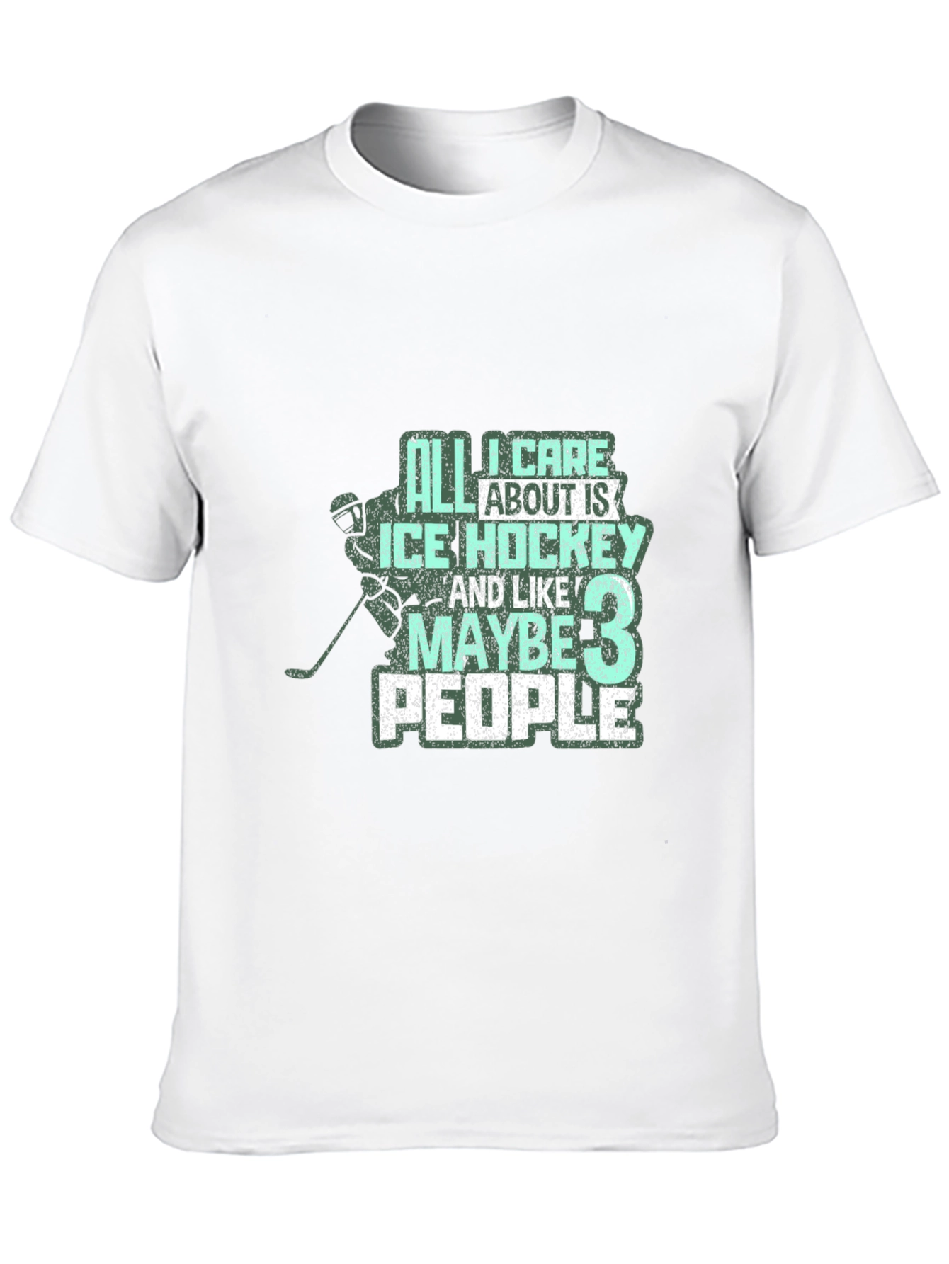 Ice Hockey Fan Graphic T-Shirt