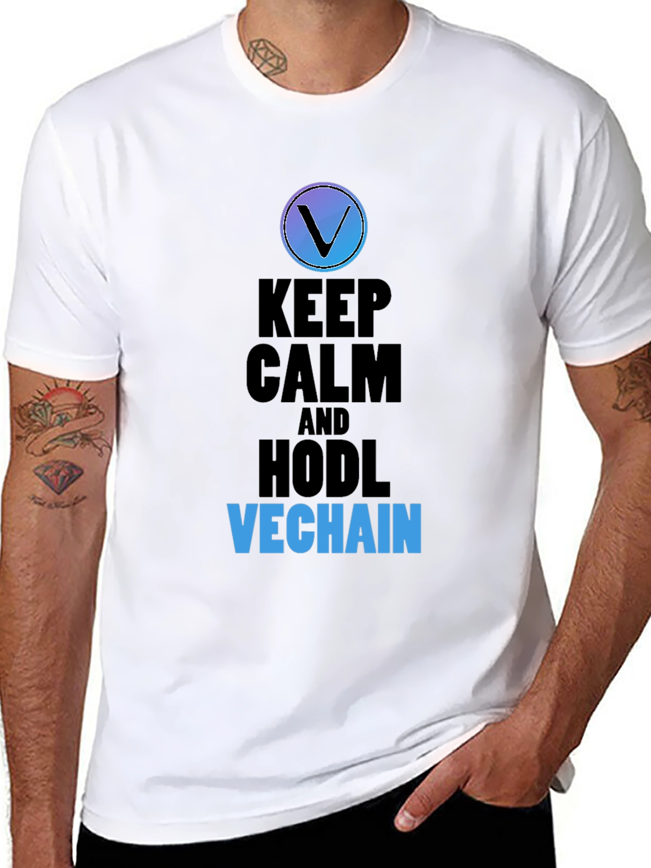 VeChain HODL T-Shirt - Crypto Meme Tee