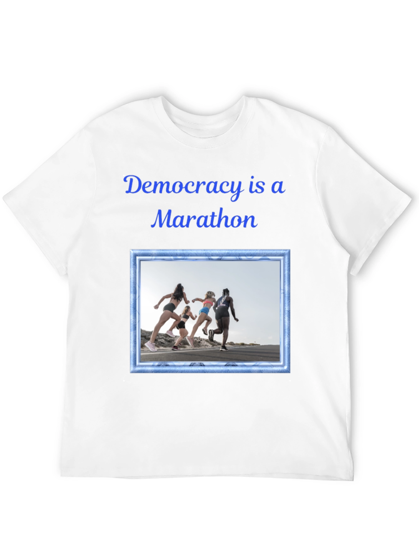 Democracy Marathon Graphic Tee - Unisex