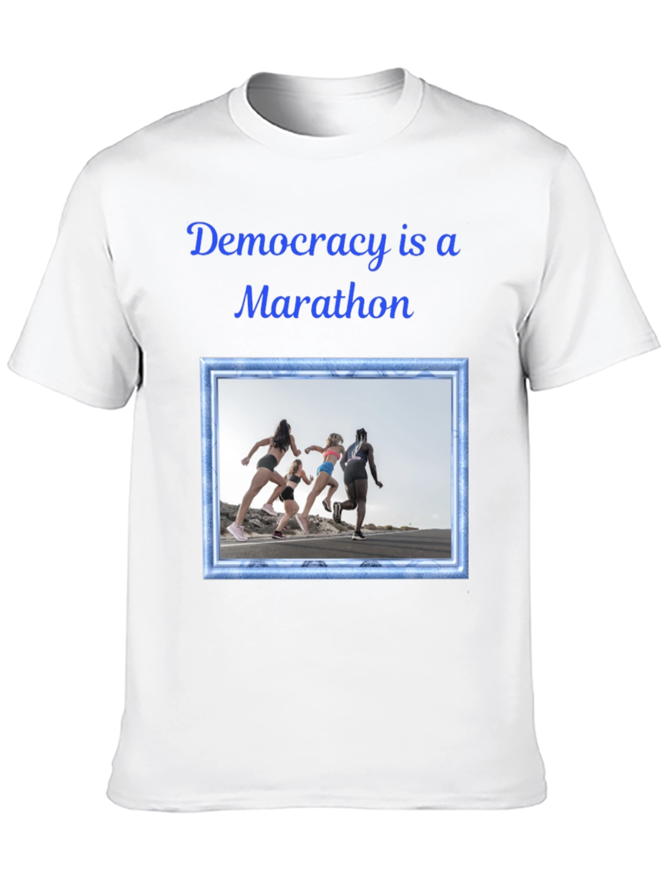 Democracy Marathon Graphic Tee - Unisex