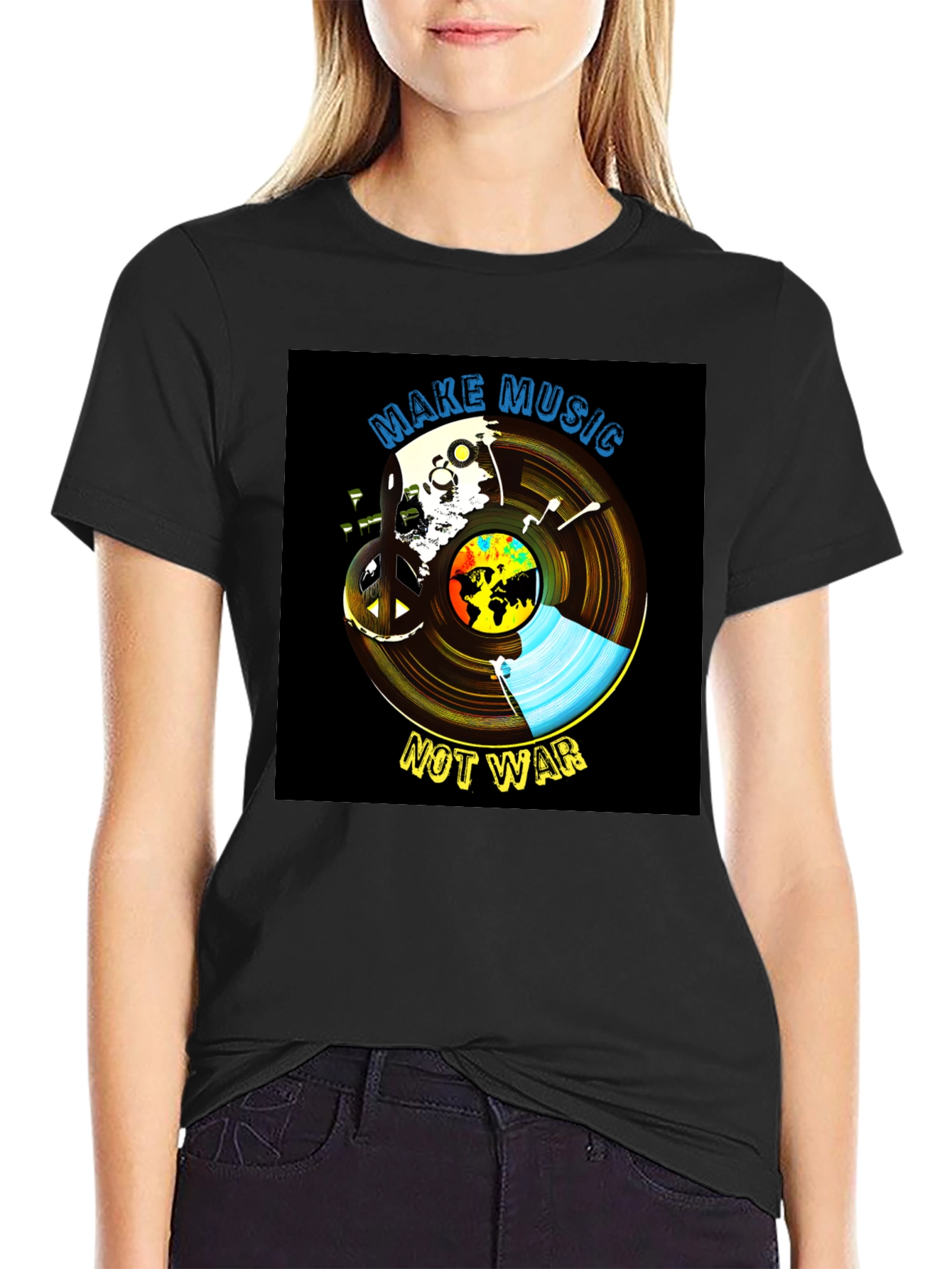 Music Not War Graphic Tee