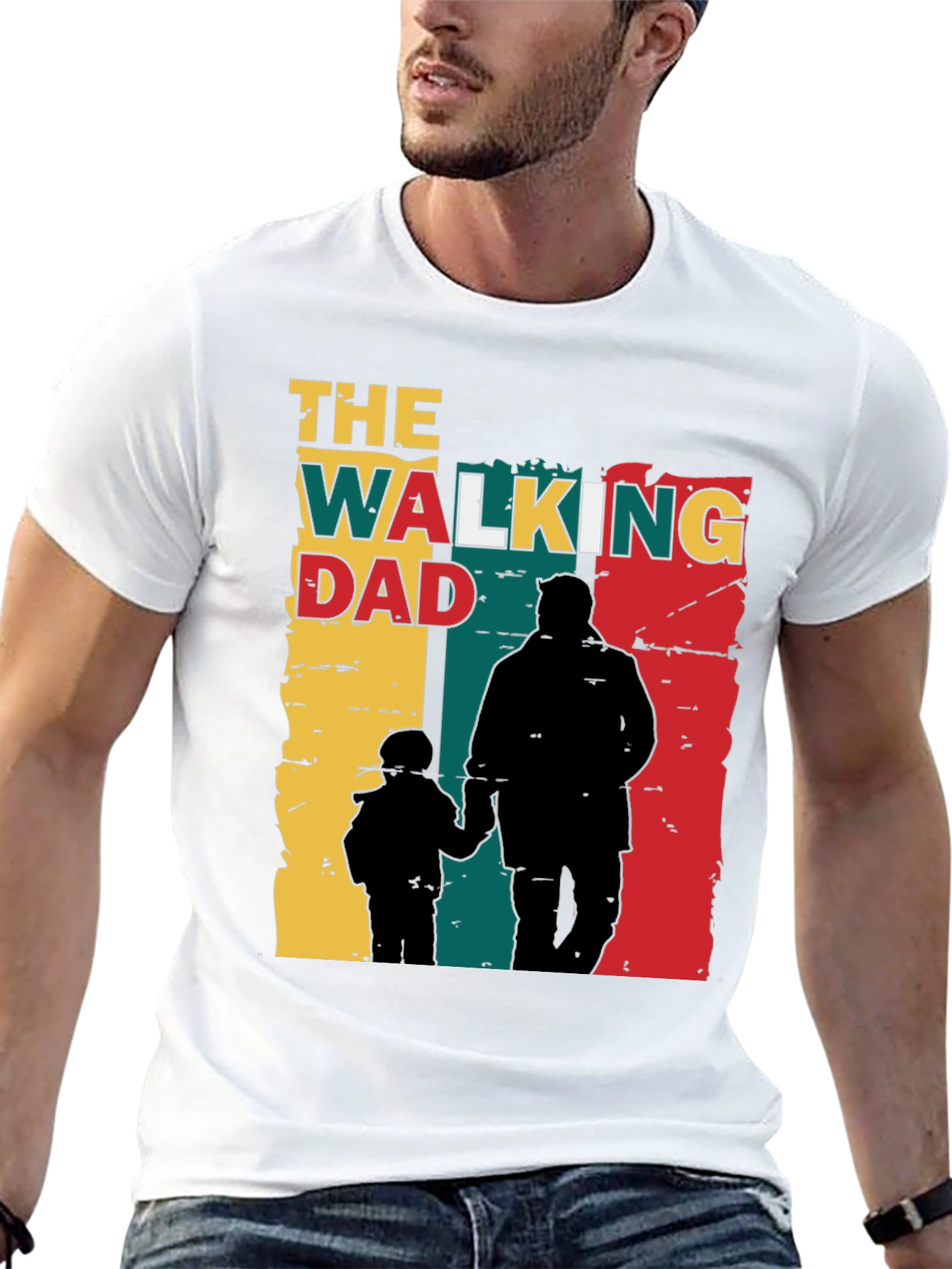 Walking Dad T-Shirt Fathers Day Gift