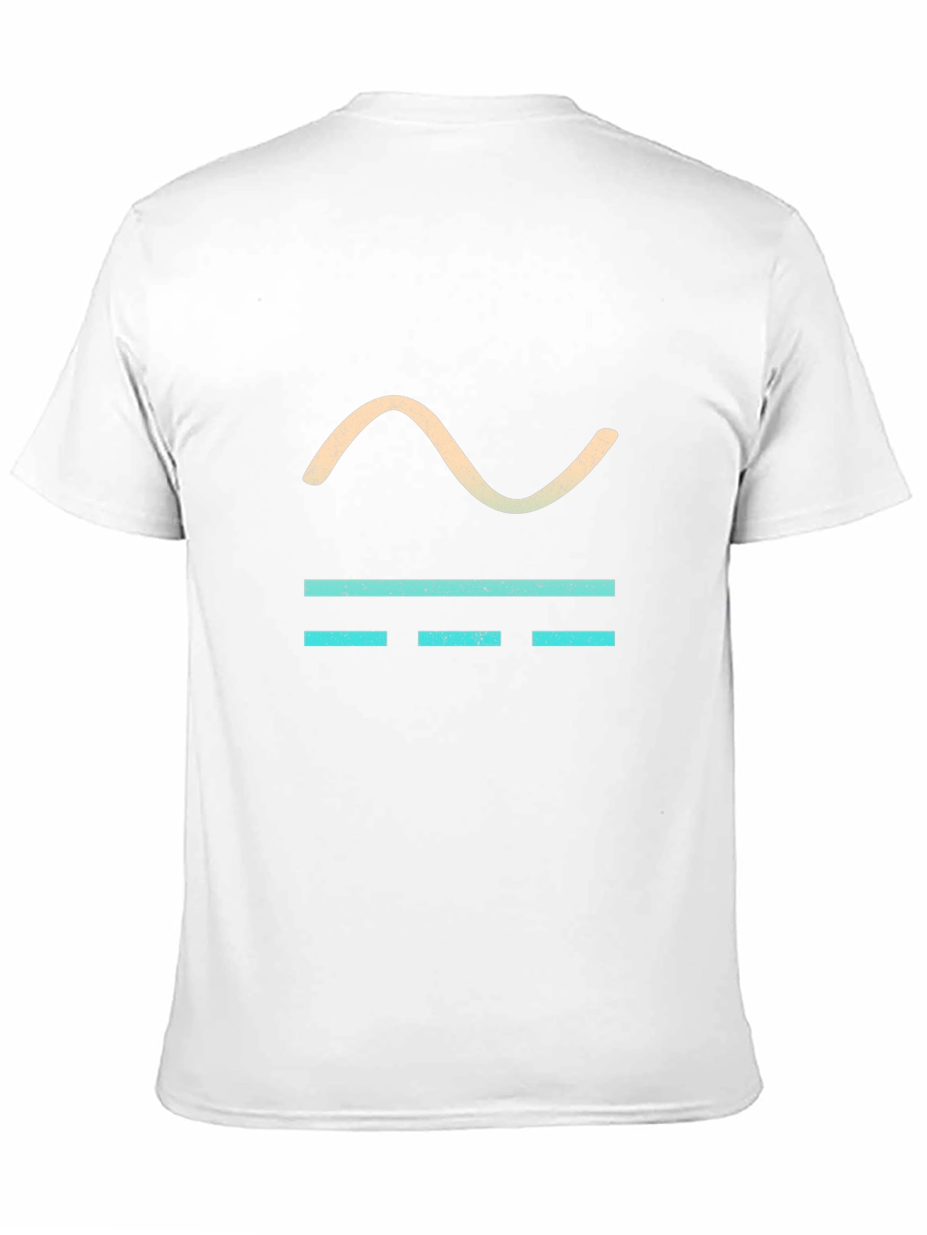 Cool Graphic Tee - Sine Wave & Bars Design