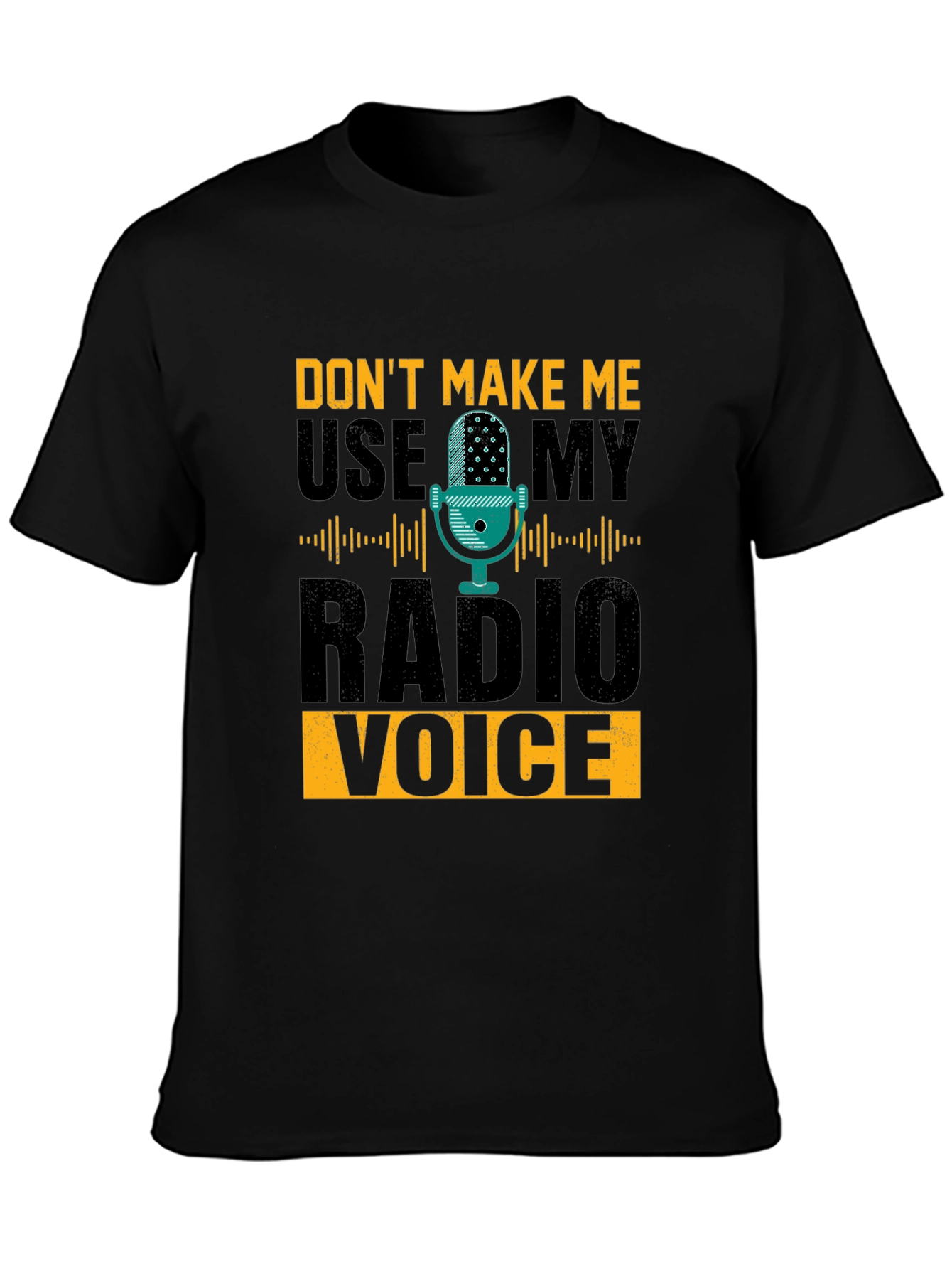 Radio Voice T-Shirt - Funny DJ Broadcaster Tee