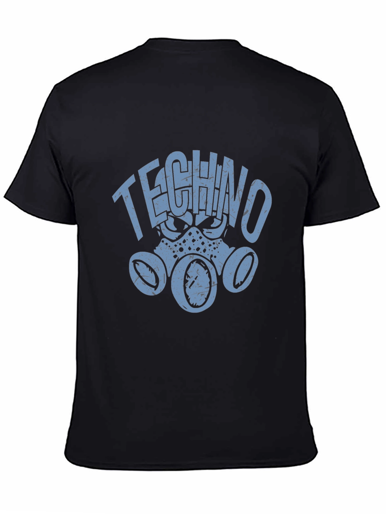 Techno Gas Mask Graphic T-Shirt