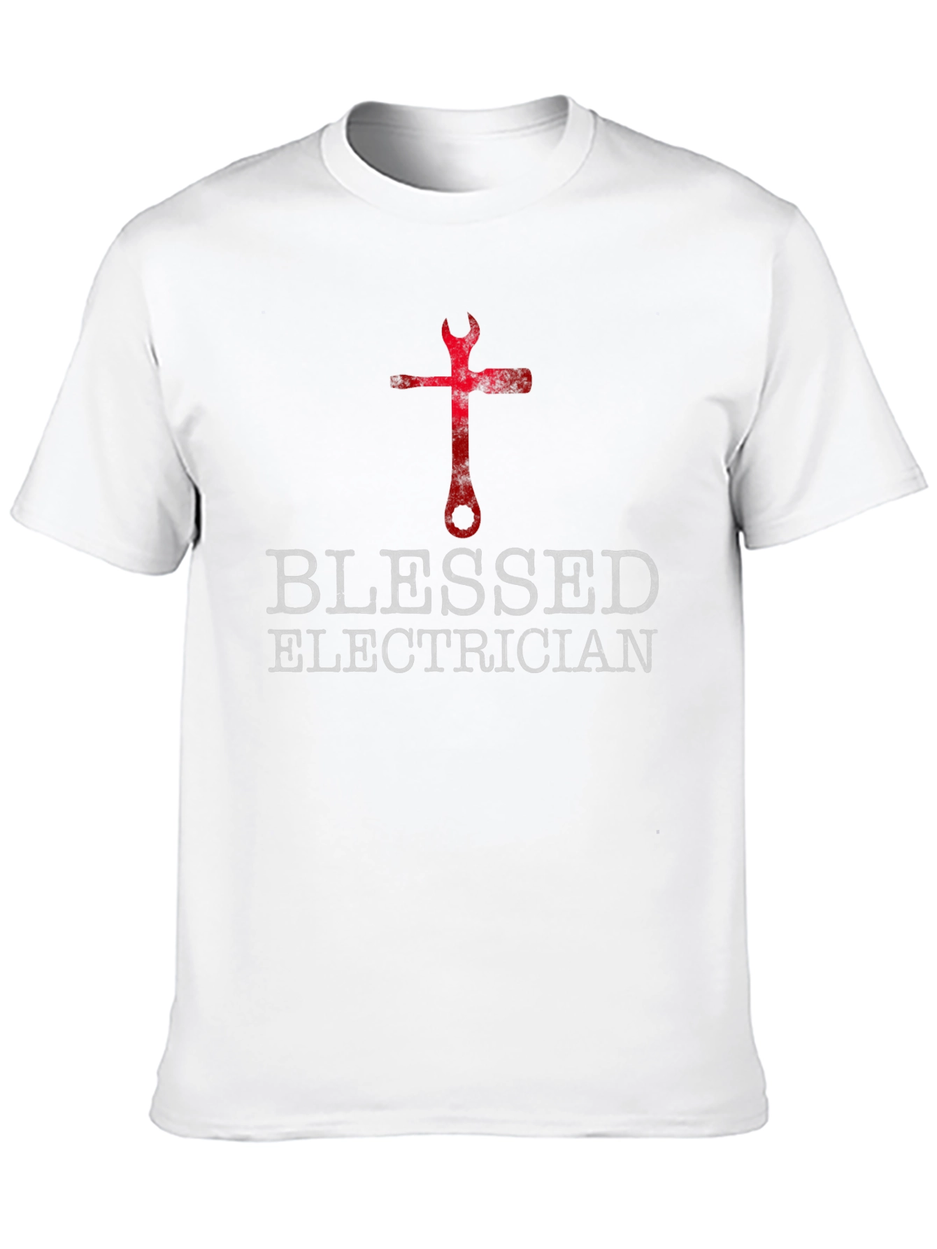Blessed Electrician T-Shirt - Christian Mechanic Tee