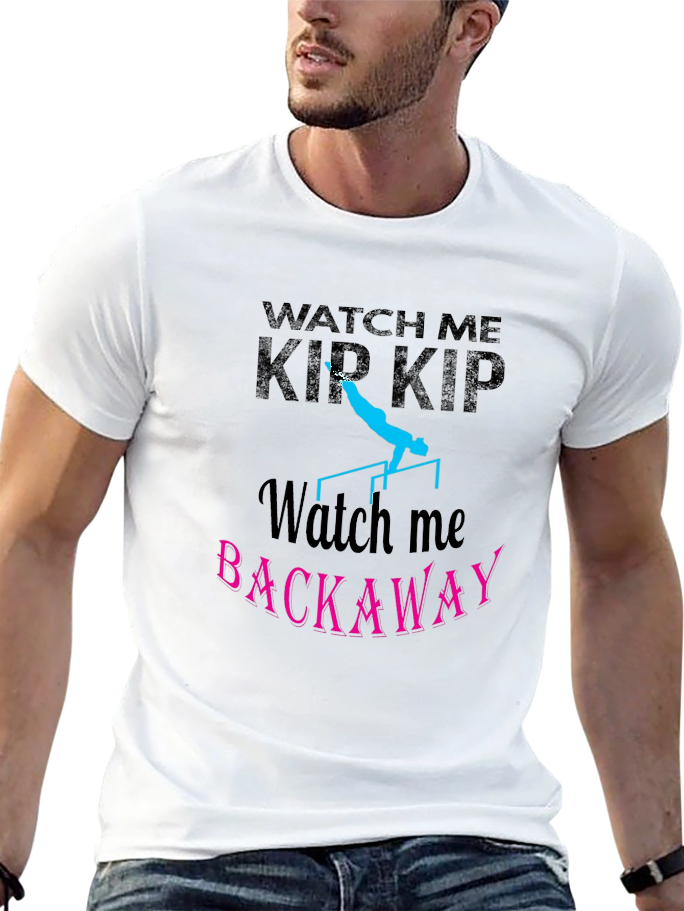 Watch Me Kip Backaway Gymnastics Black T-Shirt