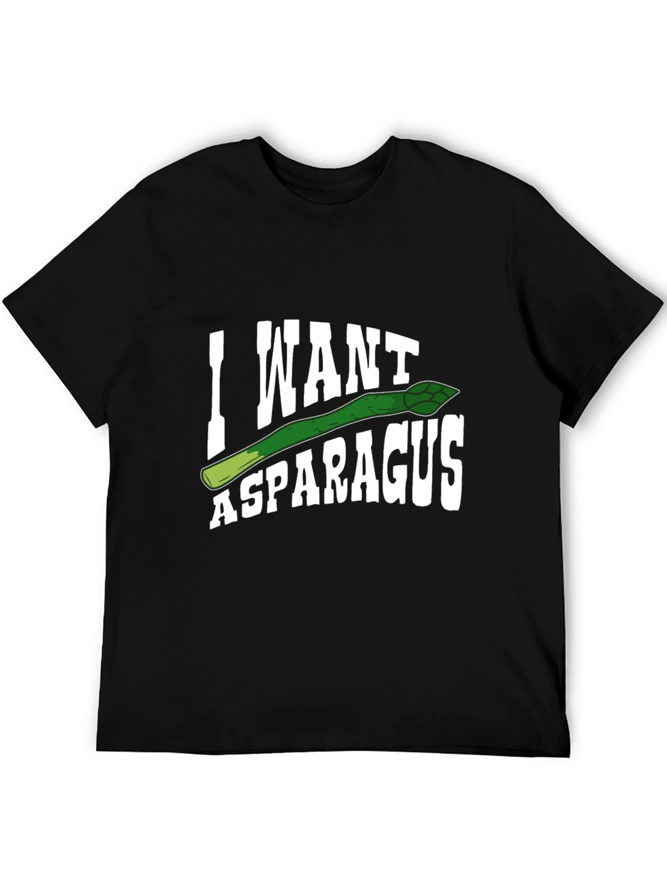 I Want Asparagus Graphic T-Shirt