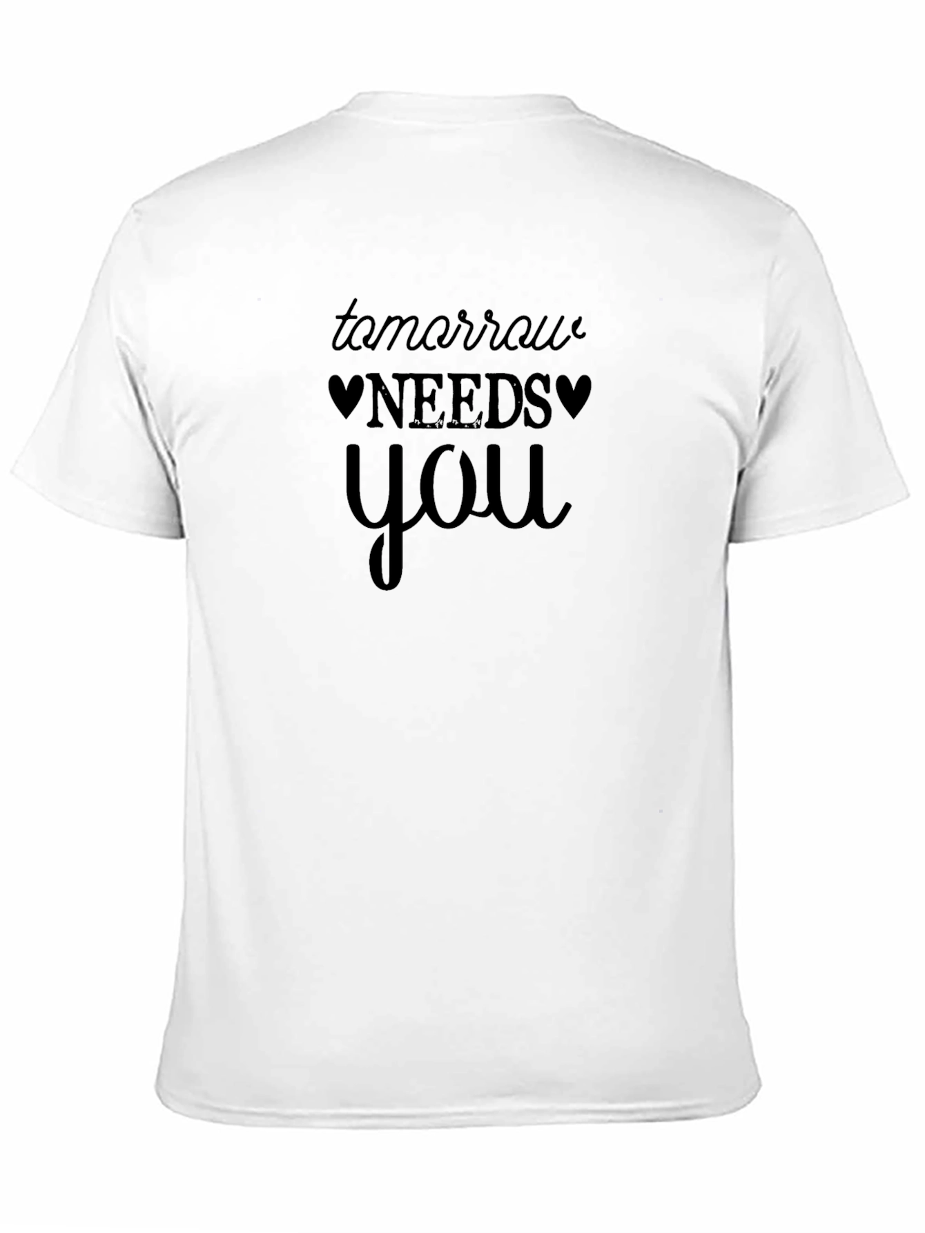 Tomorrow Needs You Graphic Tee Black
