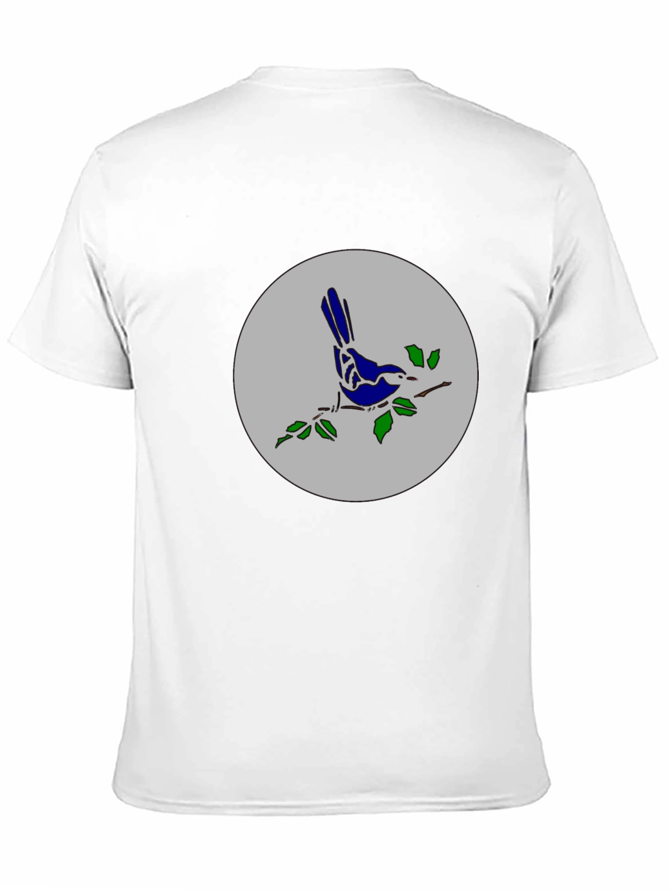 Bird on Branch Graphic Tee - Stylish Casual Top