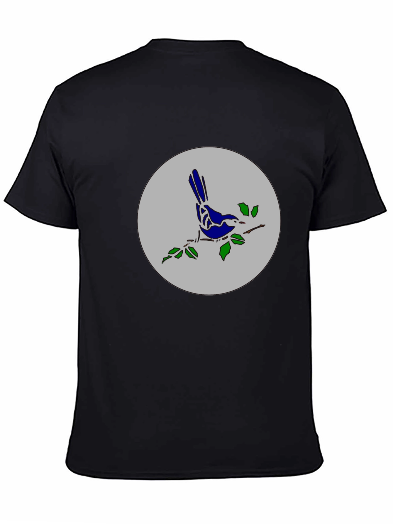 Bird on Branch Graphic Tee - Stylish Casual Top
