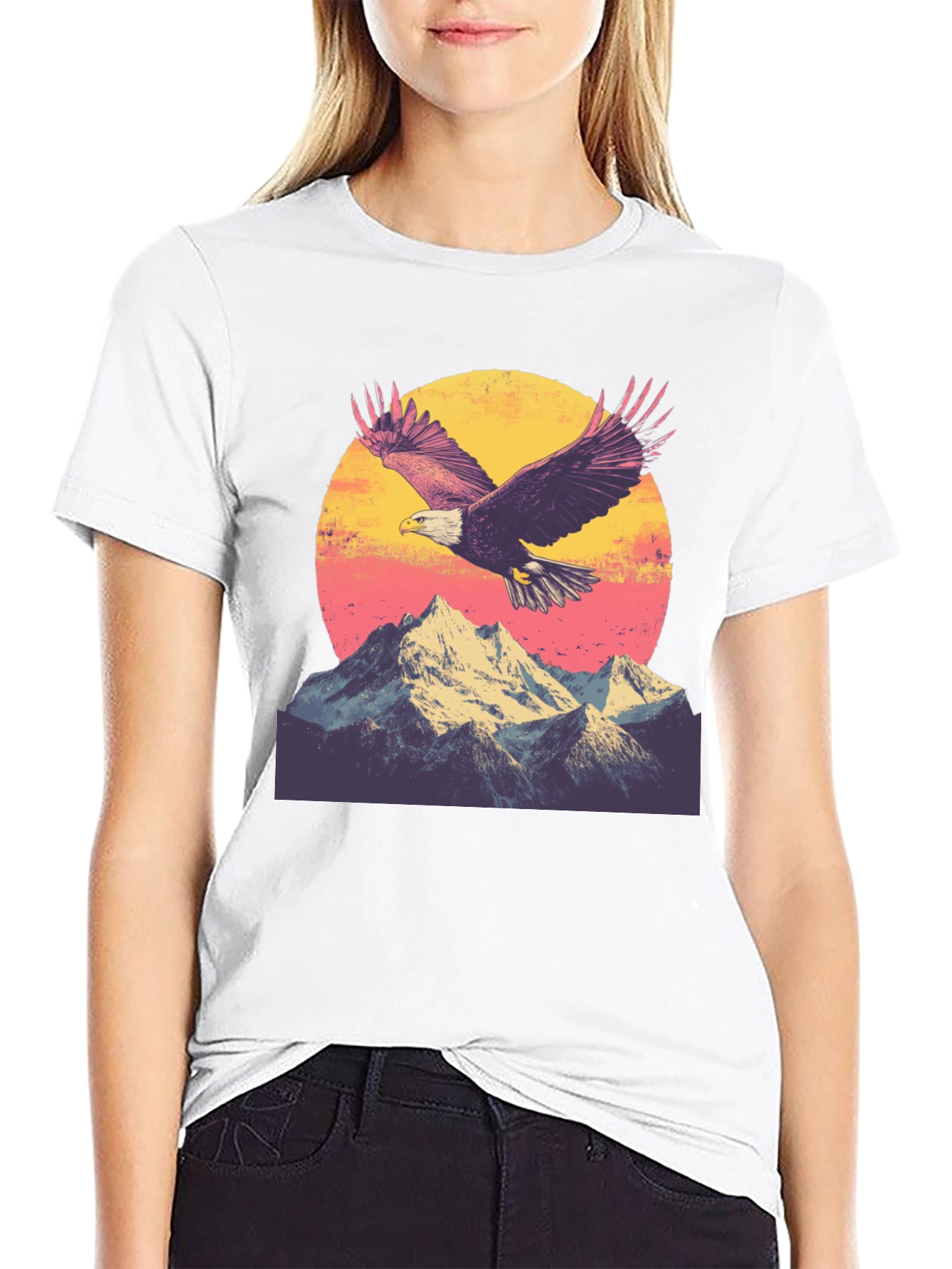 Eagle Mountain Sunset Graphic Tee