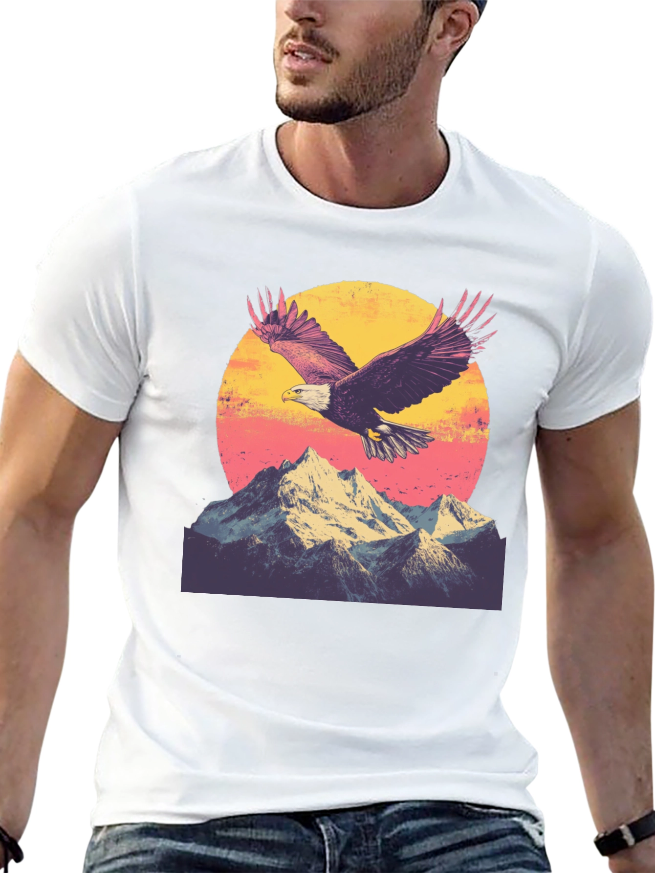Eagle Mountain Sunset Graphic Tee