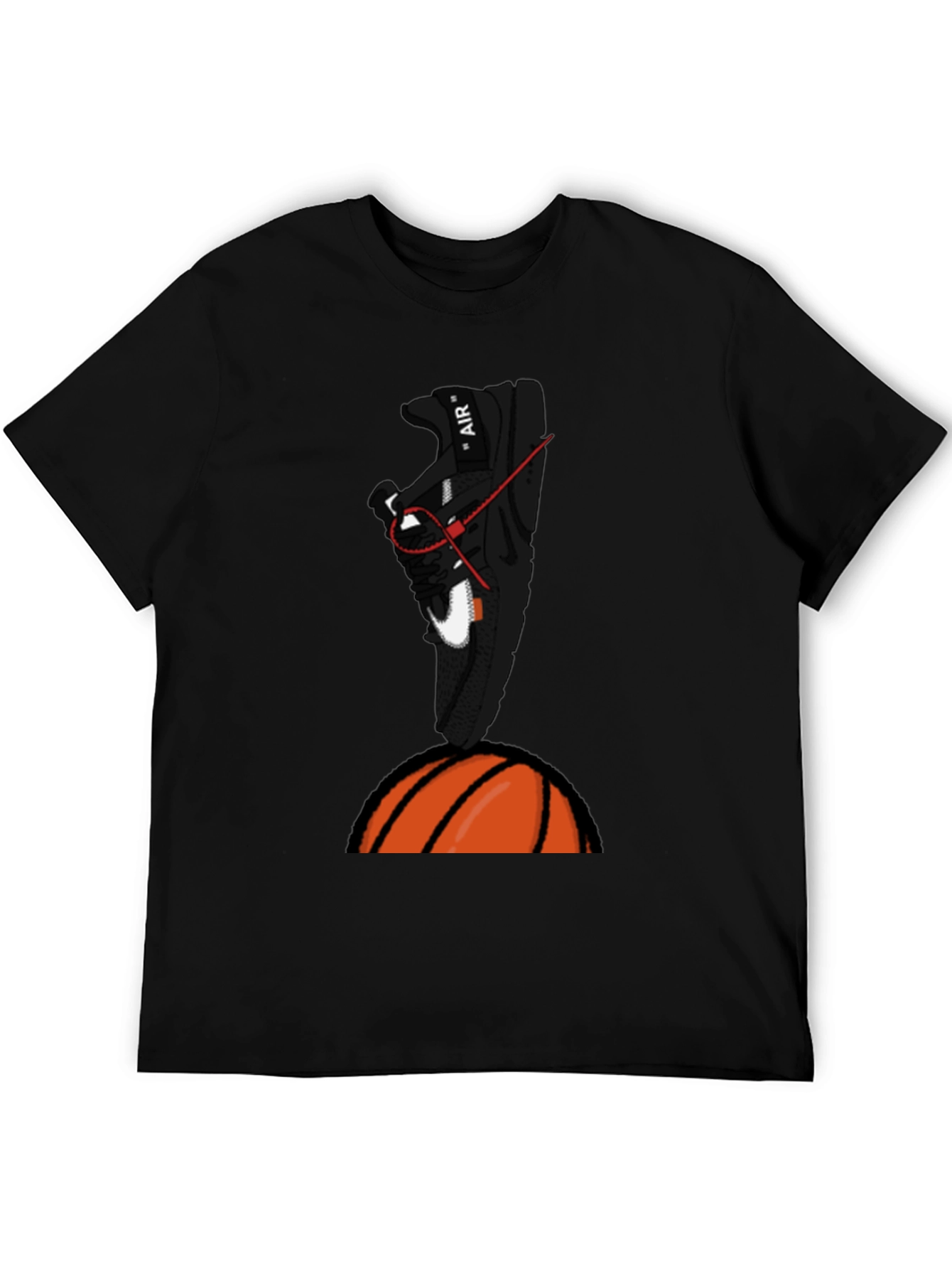 Sneaker & Basketball Graphic T-Shirt